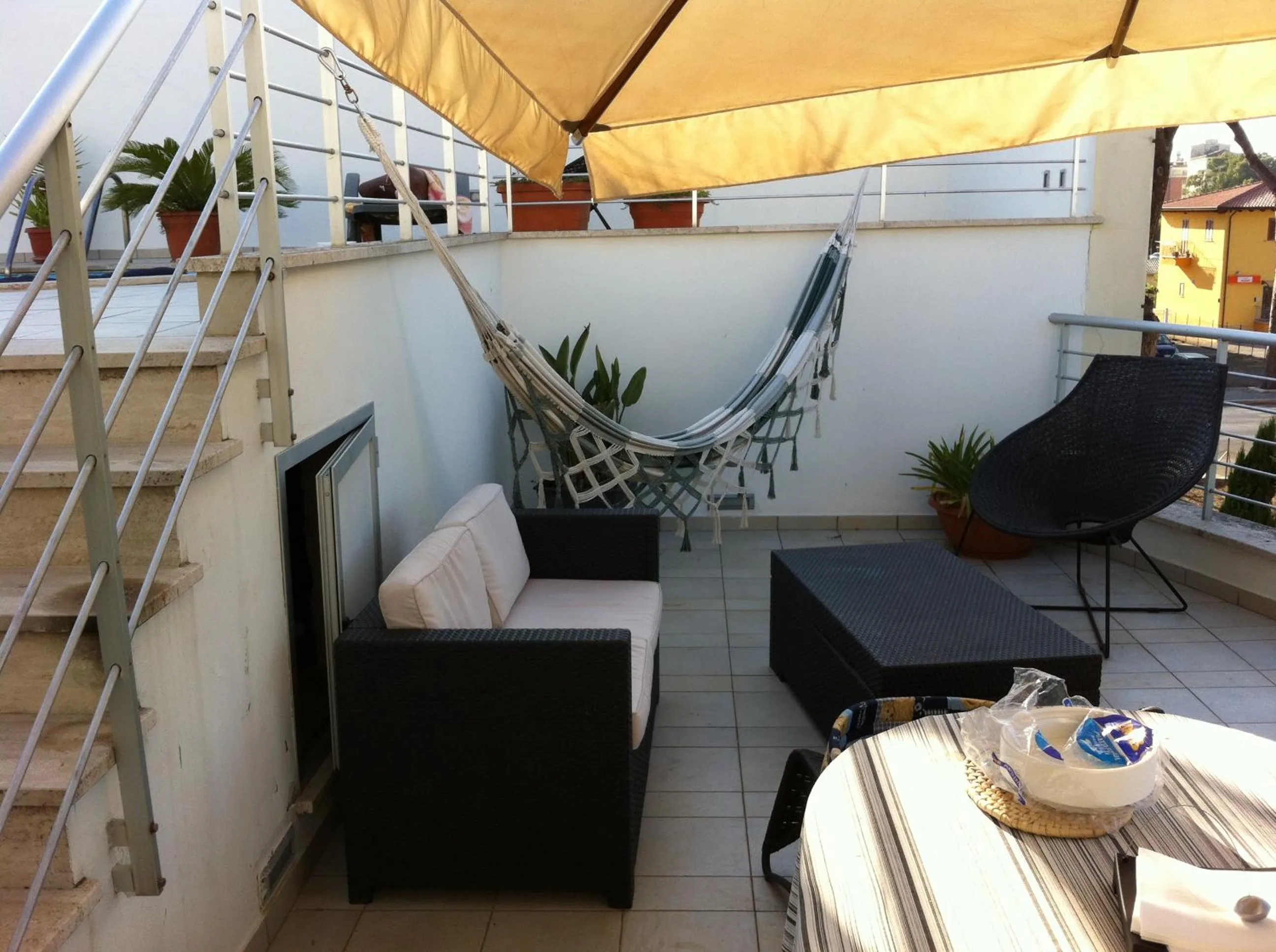 Balcony/Terrace in B&B Stazione Latina