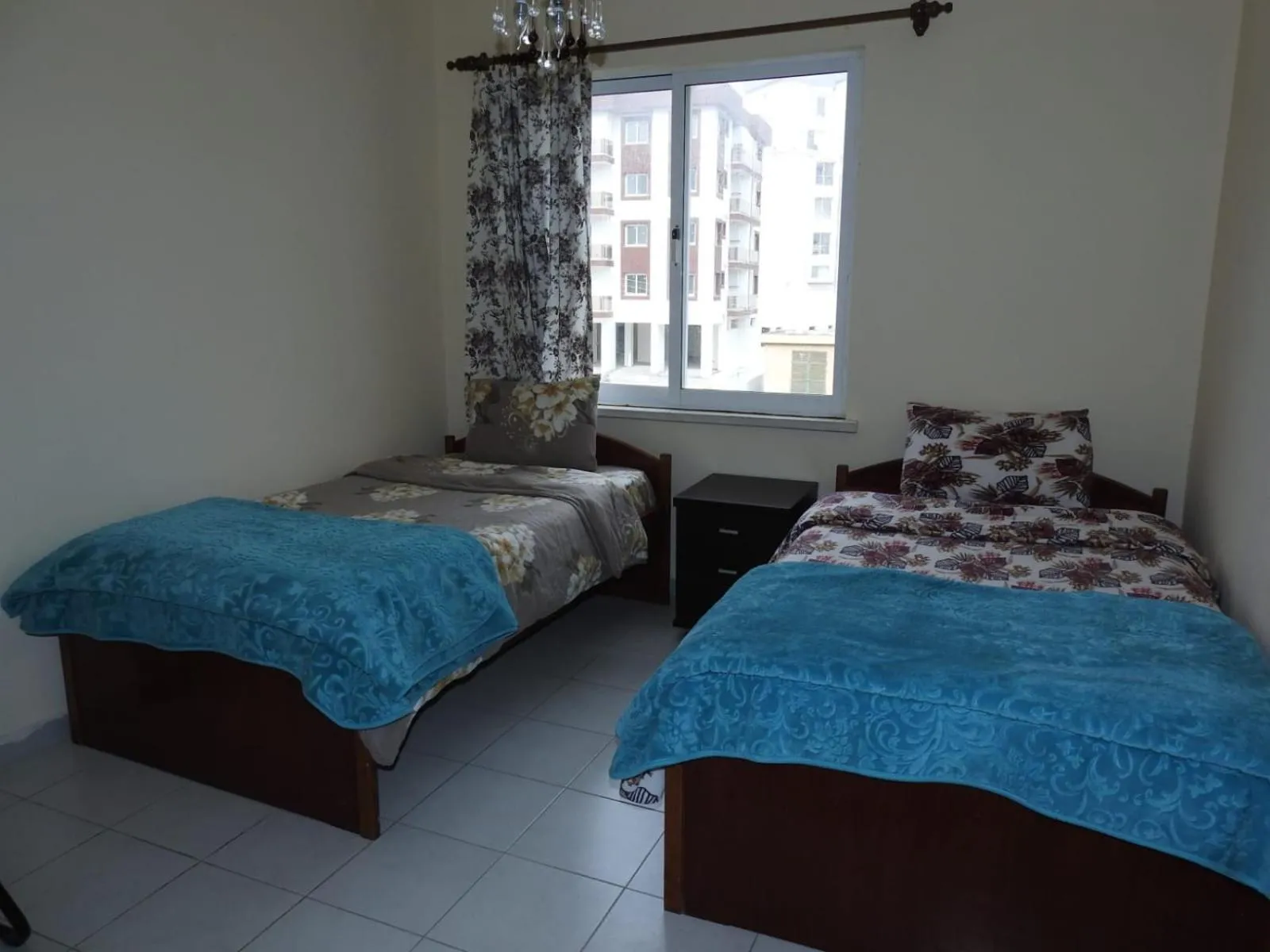 Bed in Ertunalp Apartment
