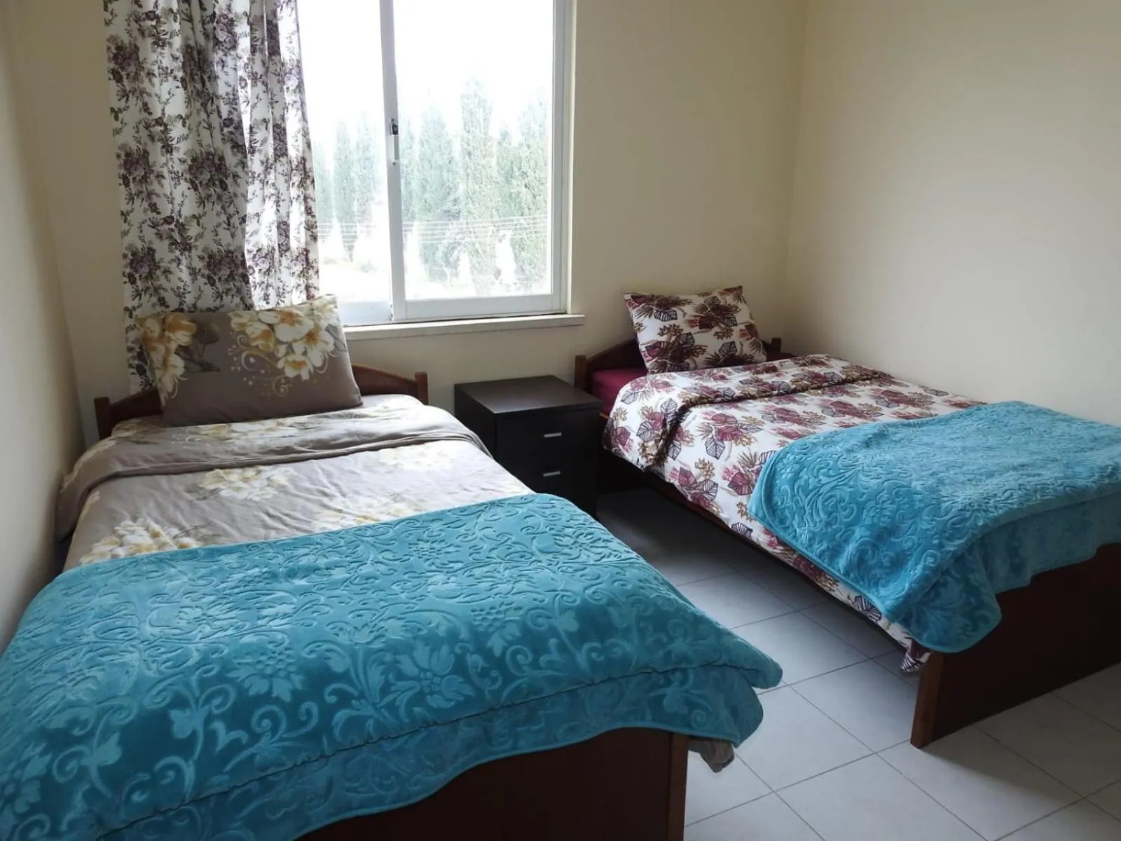 Bed in Ertunalp Apartment