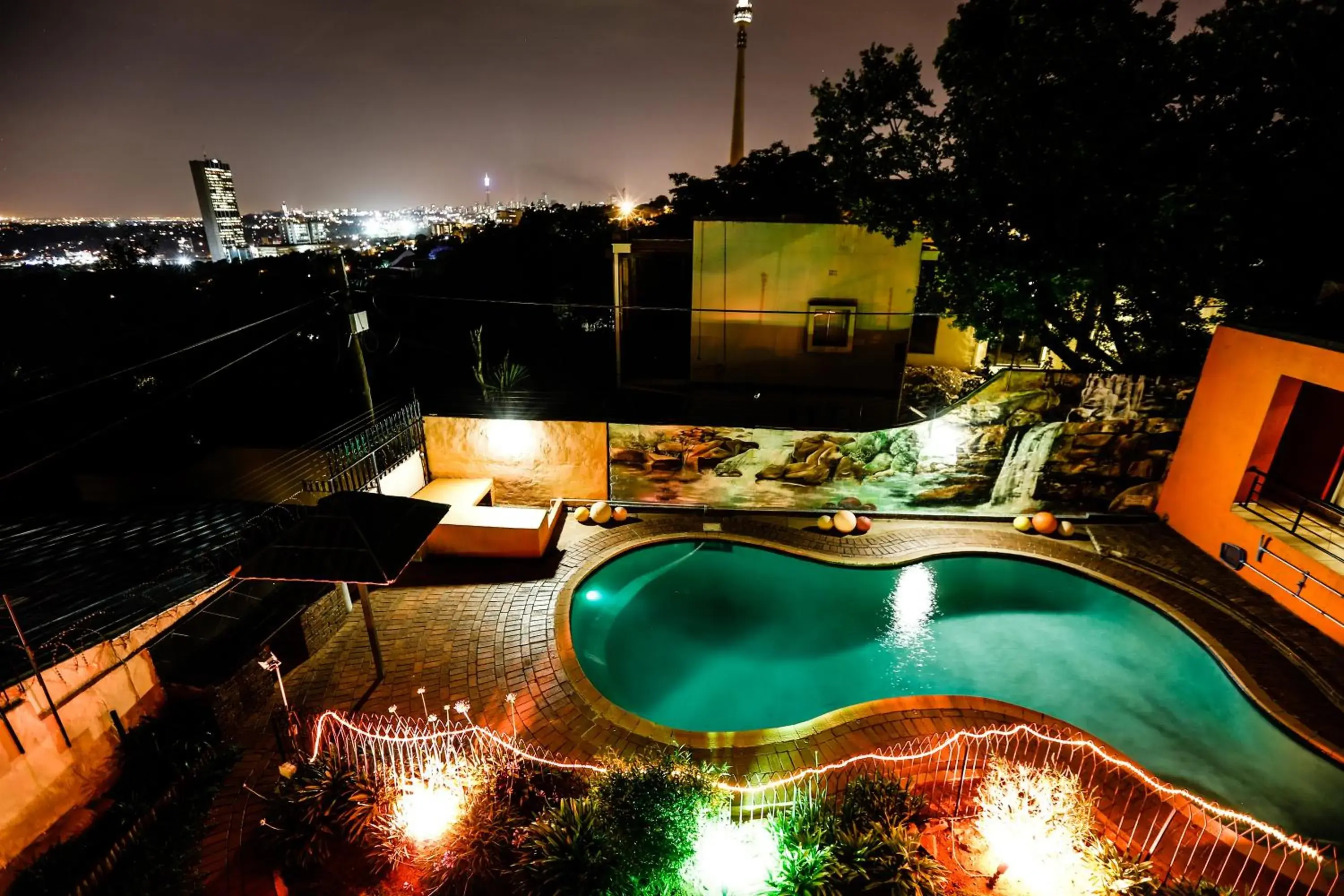 Pool view in Grand View B&B Pool view in Grand View B&B