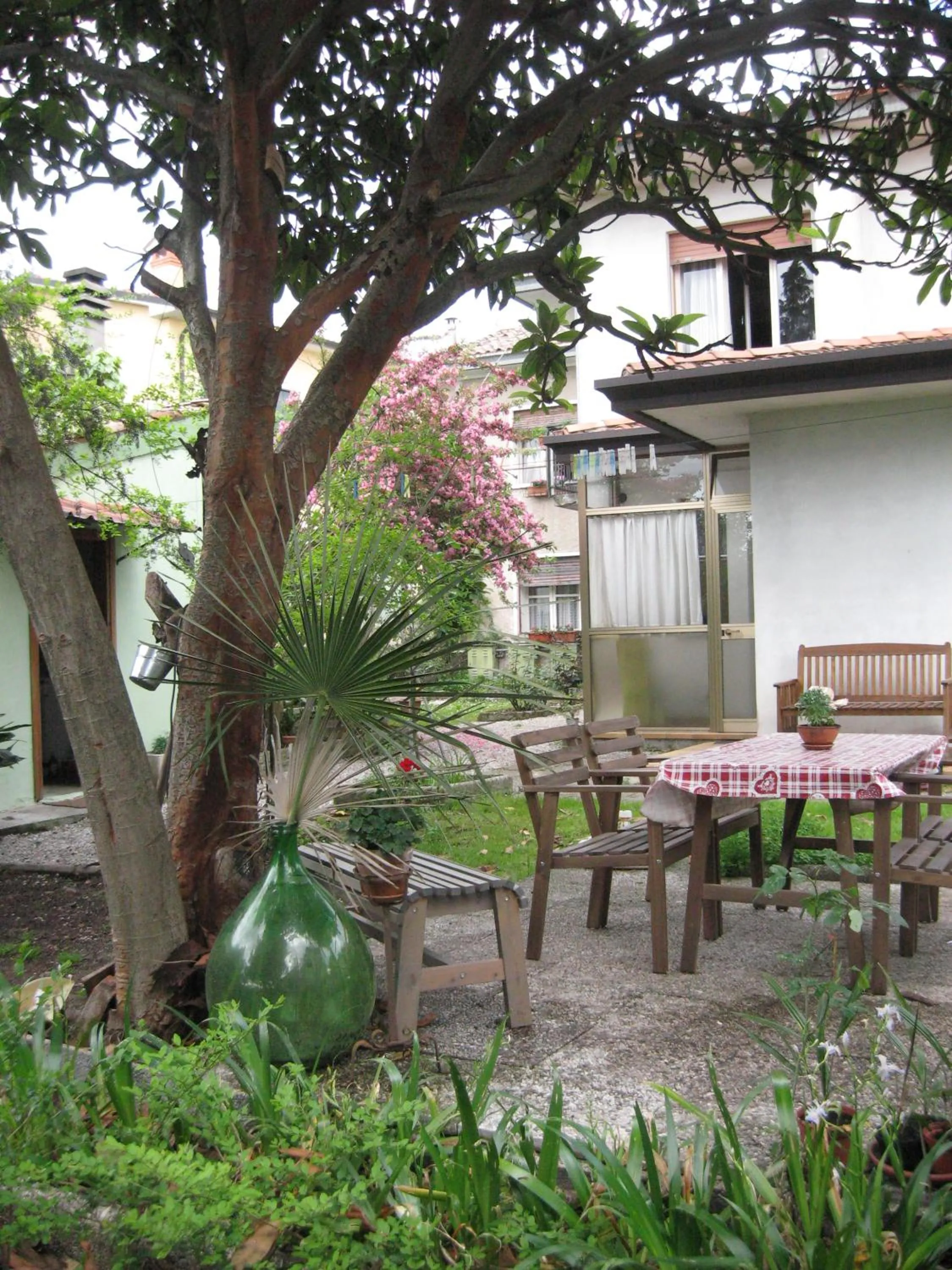 Garden view in A casa della zia