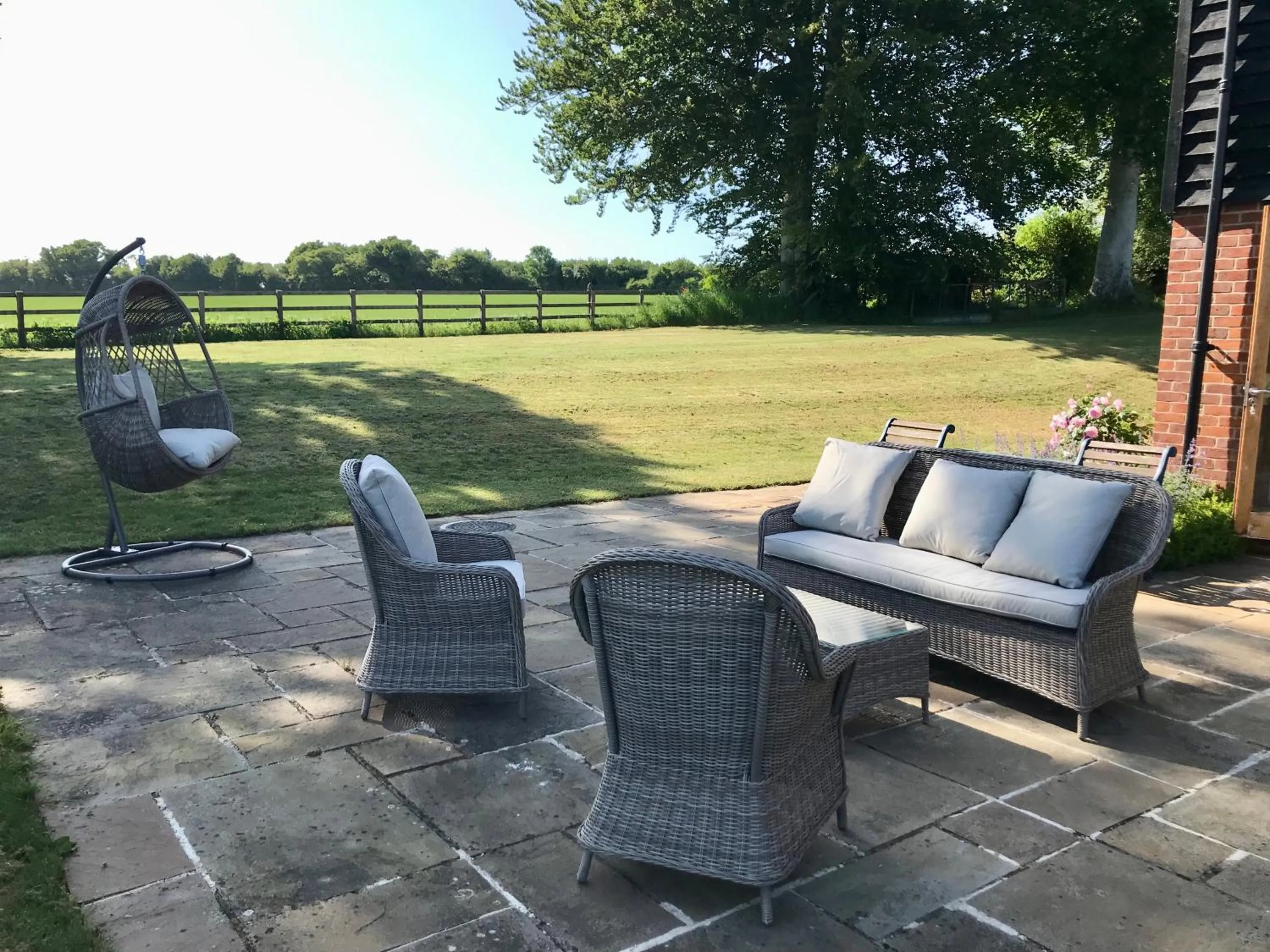 Garden view in Mulberry Barn