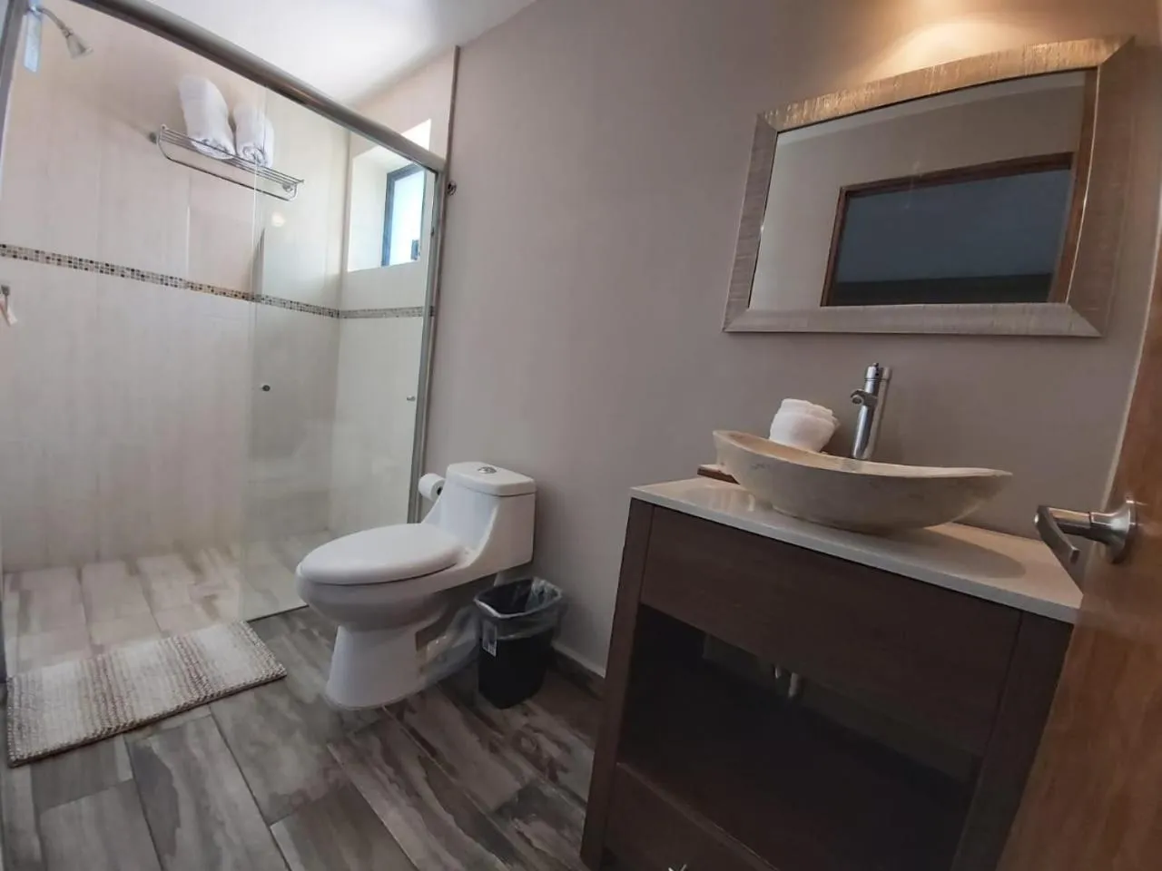 Shower in Independencia Dos 7 Hotel Boutique