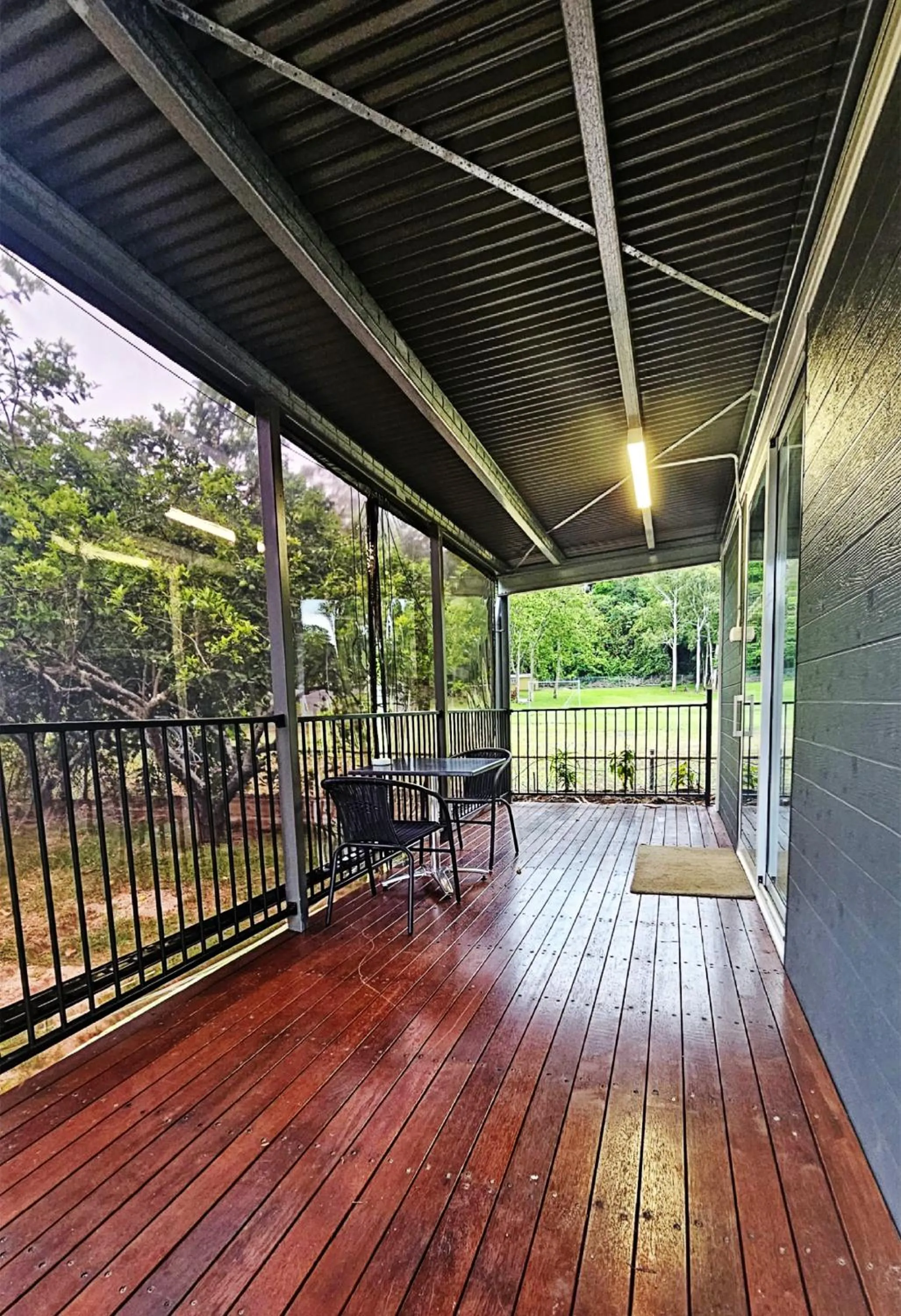 Balcony/Terrace in Flying Fish Point Tourist Park