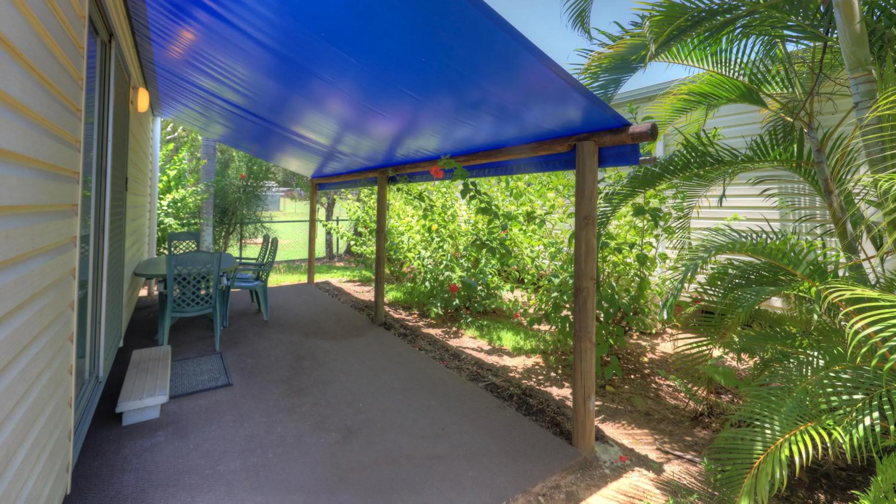 Patio in Flying Fish Point Tourist Park