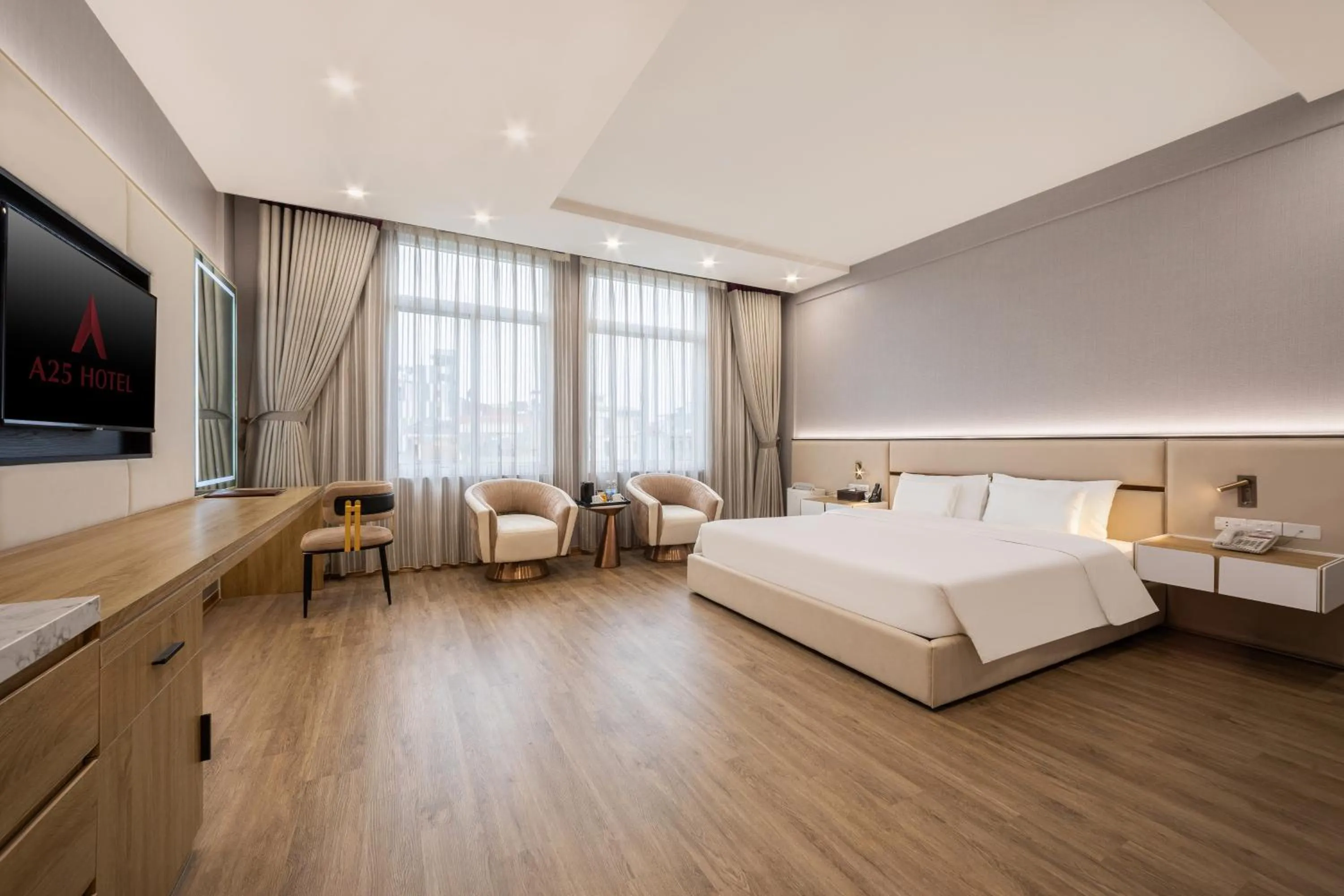 Bed in A25 Hotel - 705 Lac Long Quan