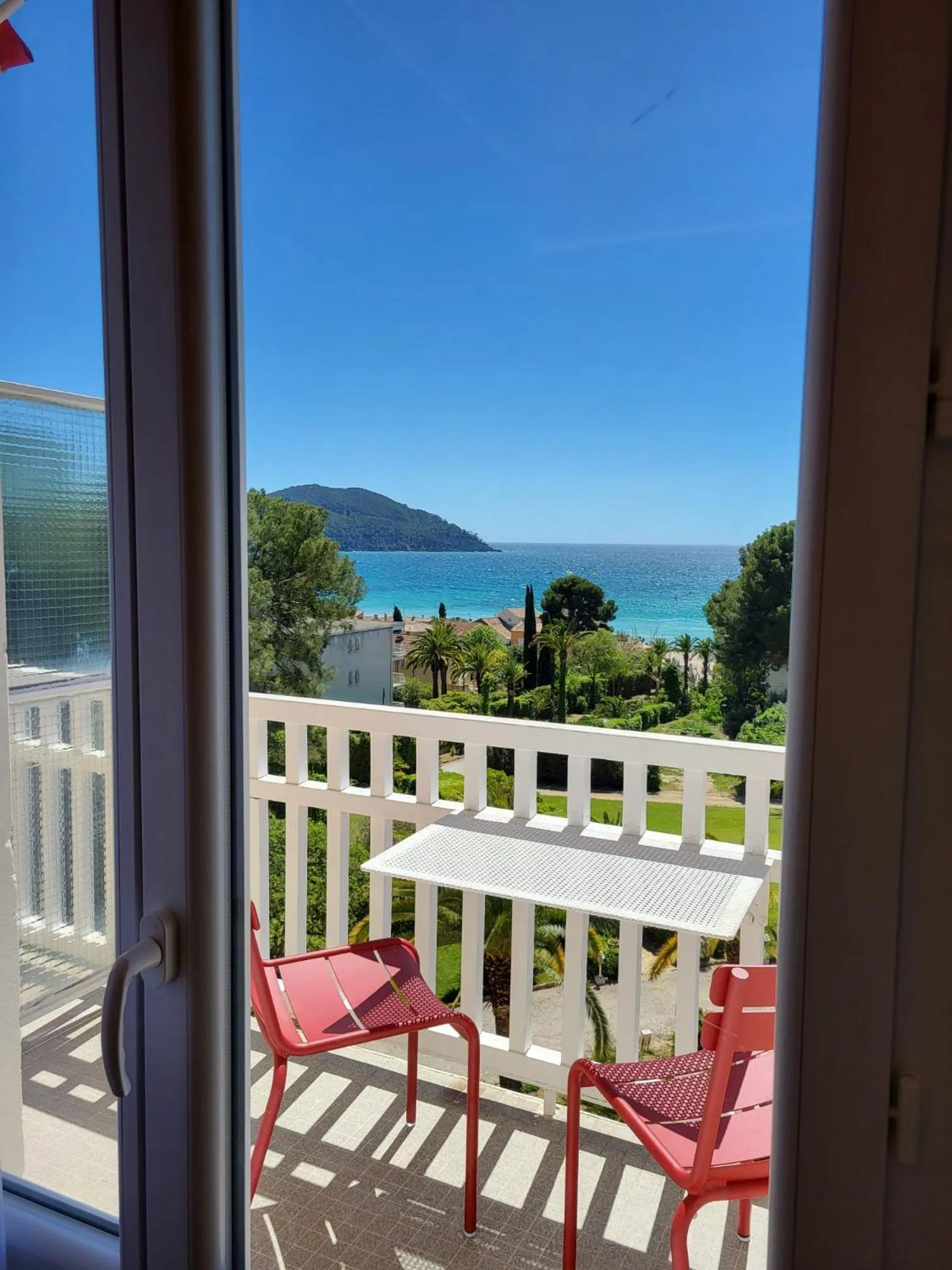 View (from property/room) in Grand Hotel Des Lecques; BW Signature Collection