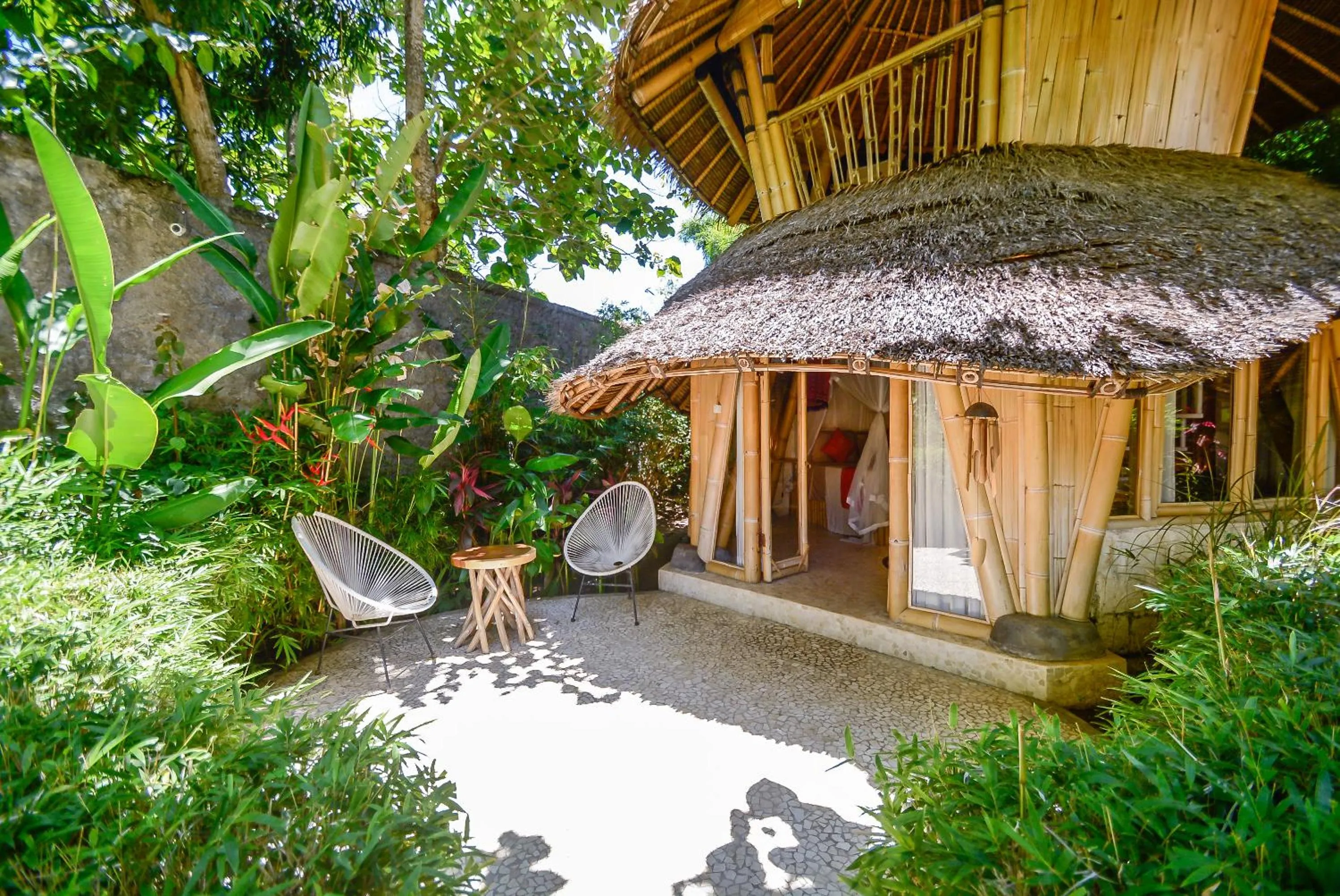 Facade/entrance in Le Bamboo Bali