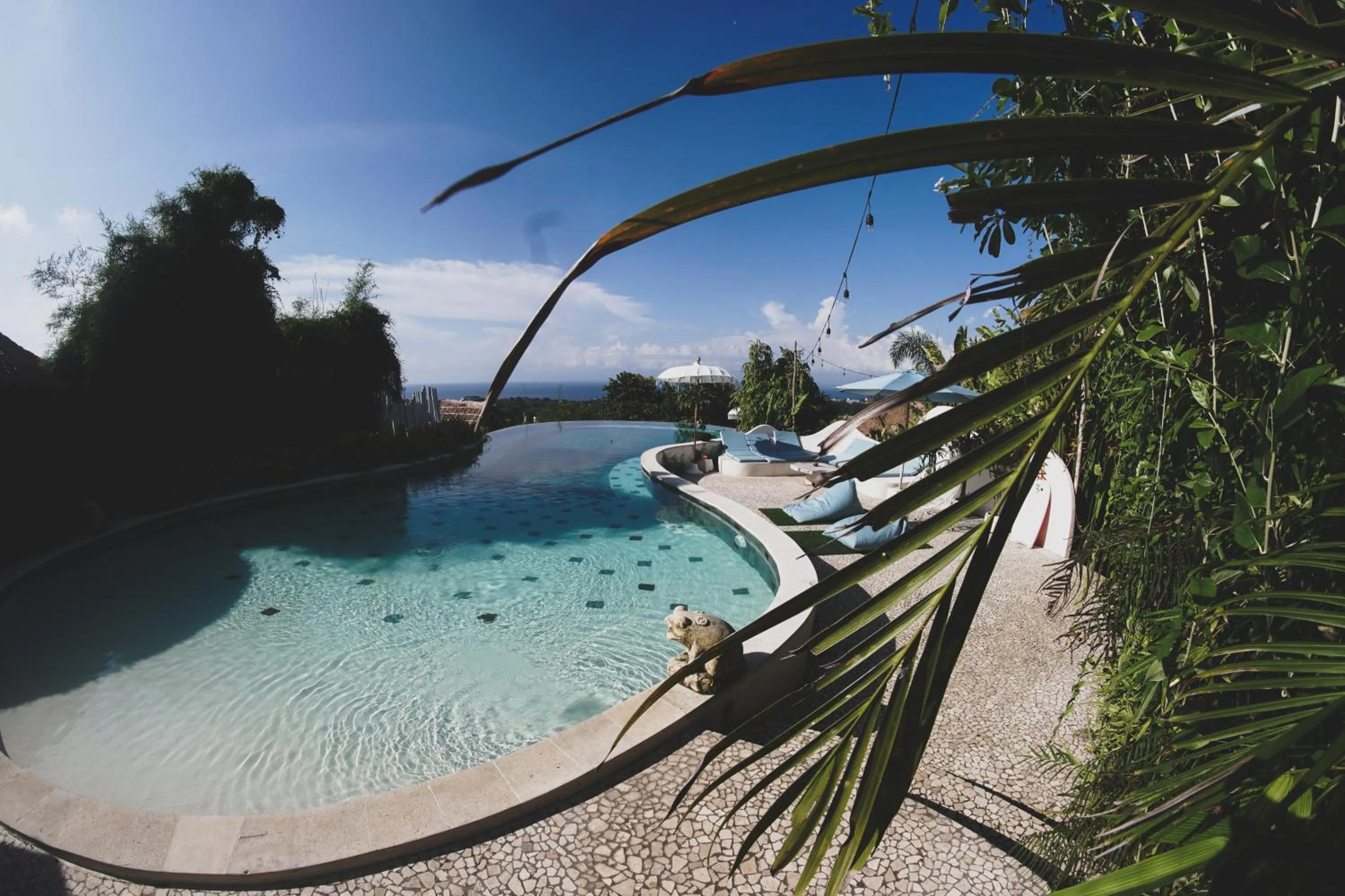 Swimming pool in Le Bamboo Bali