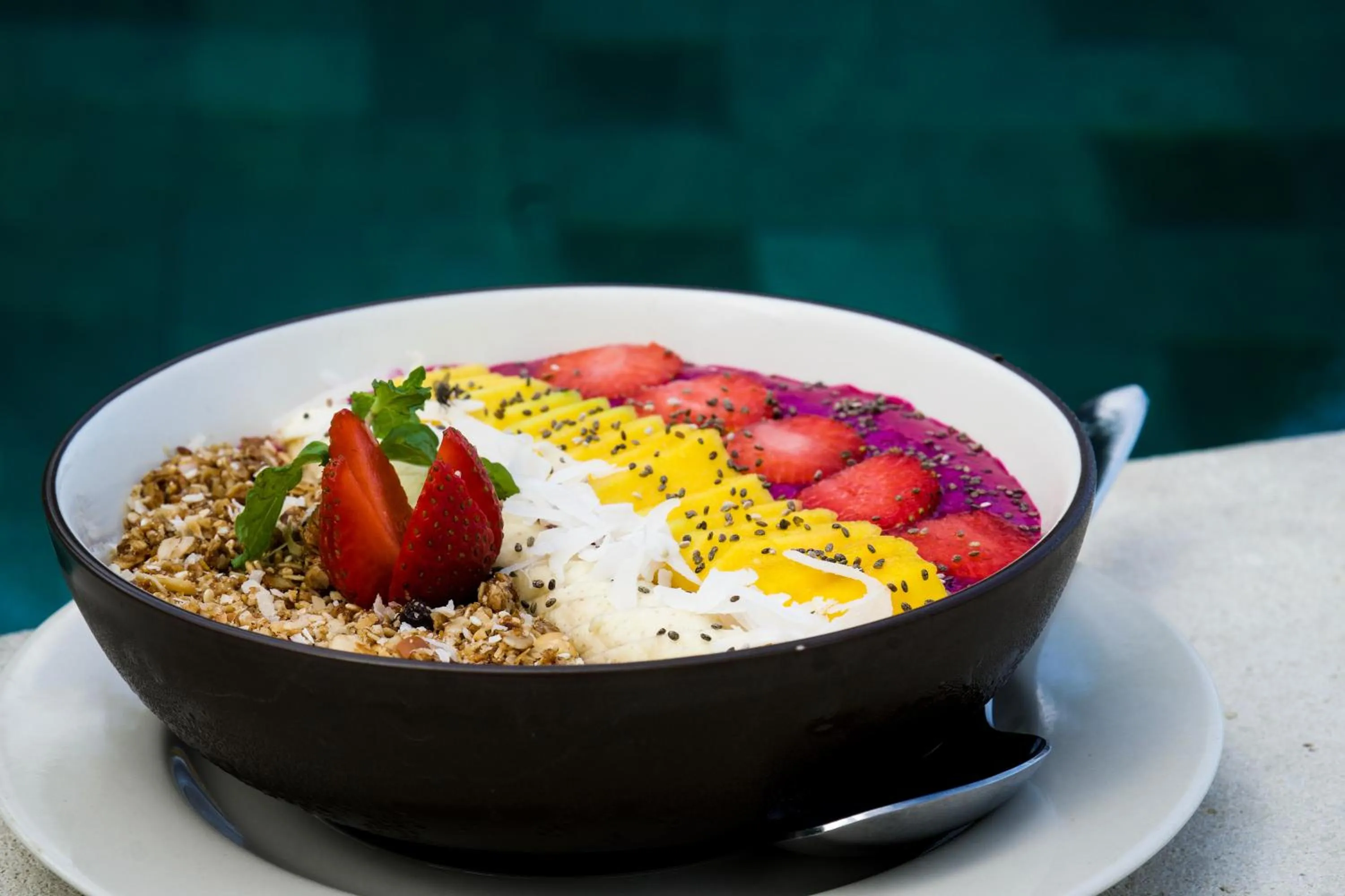 American breakfast in Le Bamboo Bali