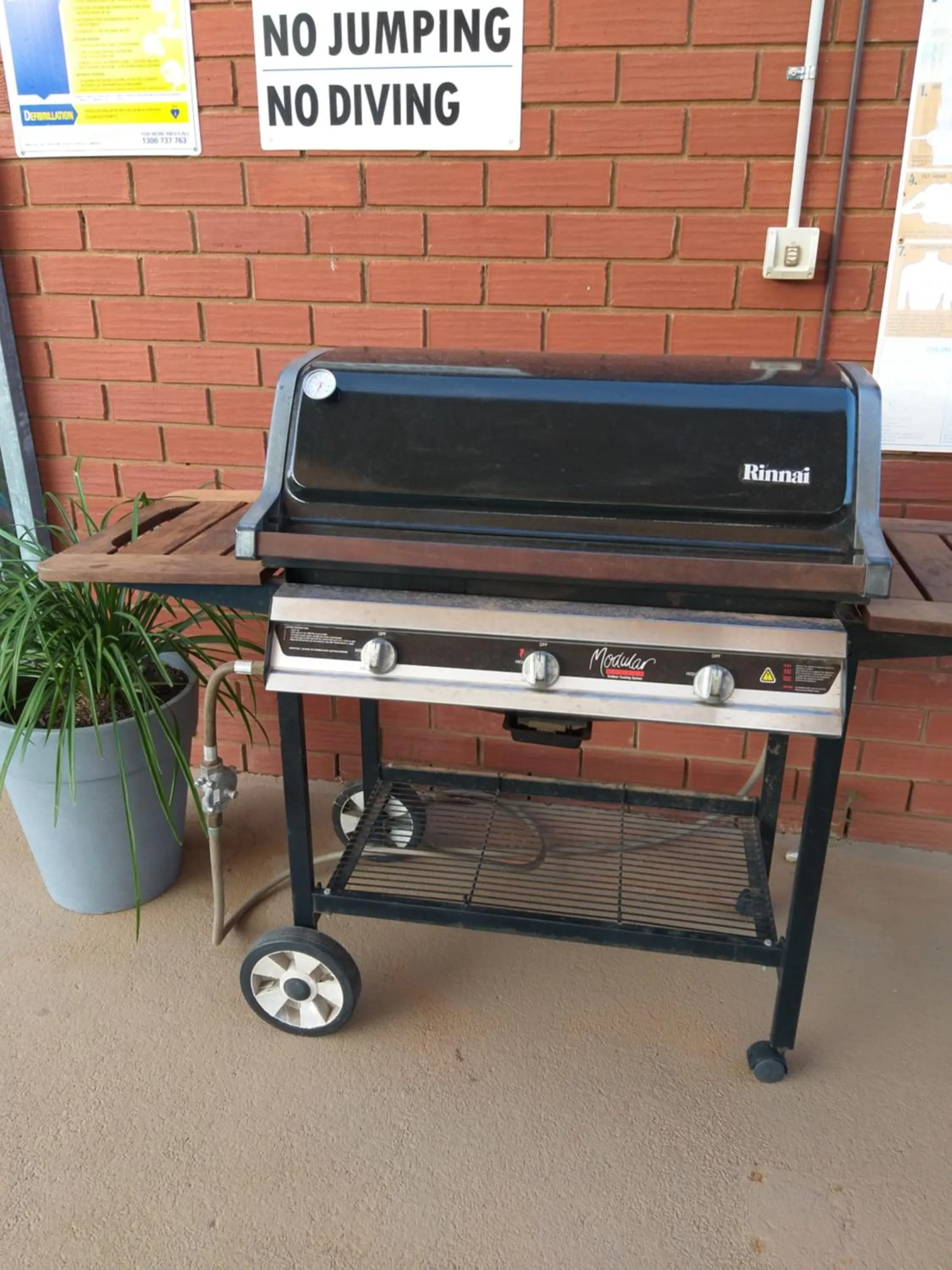 BBQ facilities in Country Mile Motor Inn