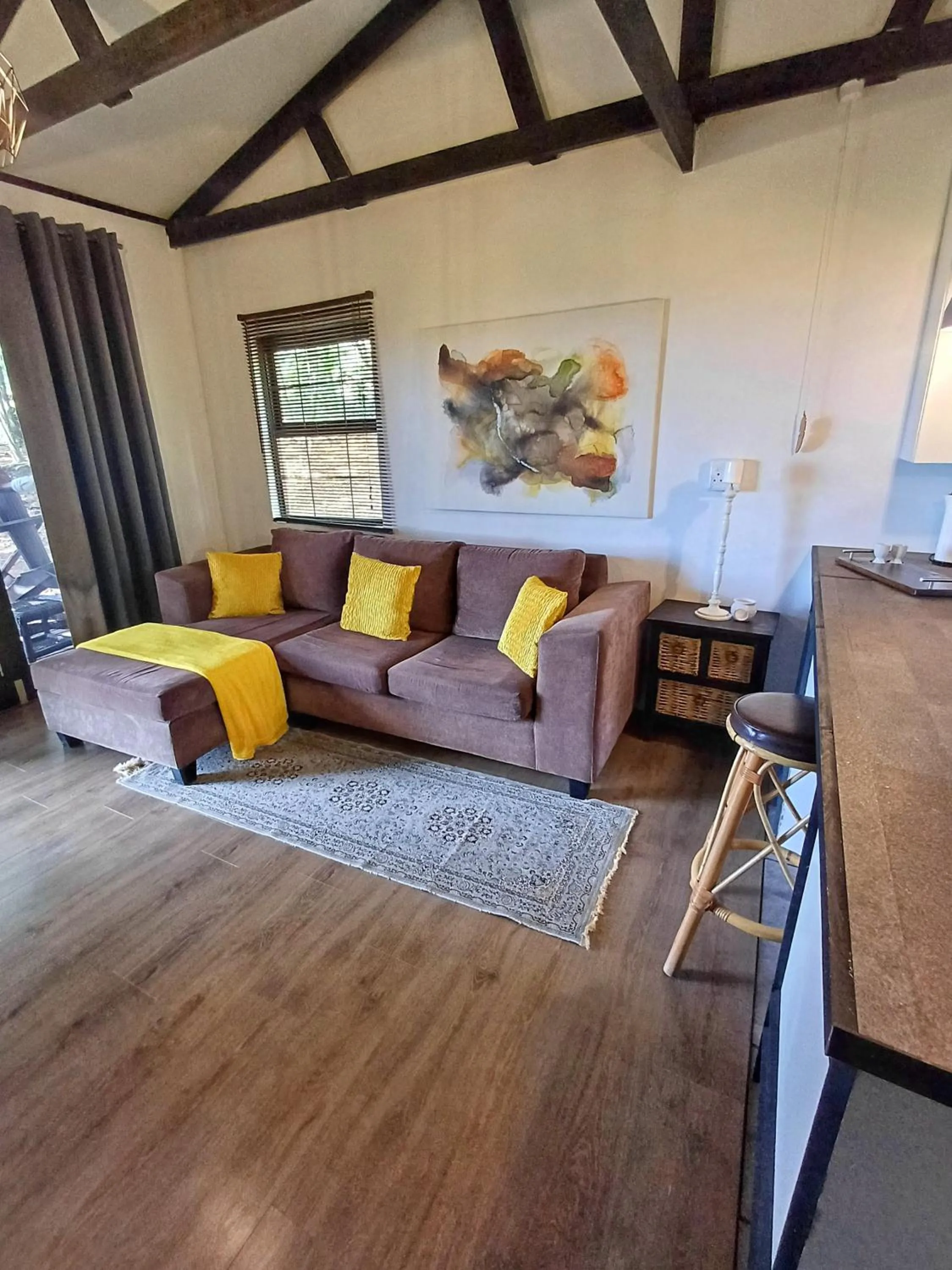 Seating area in Affi lande Boetiek guestfarm