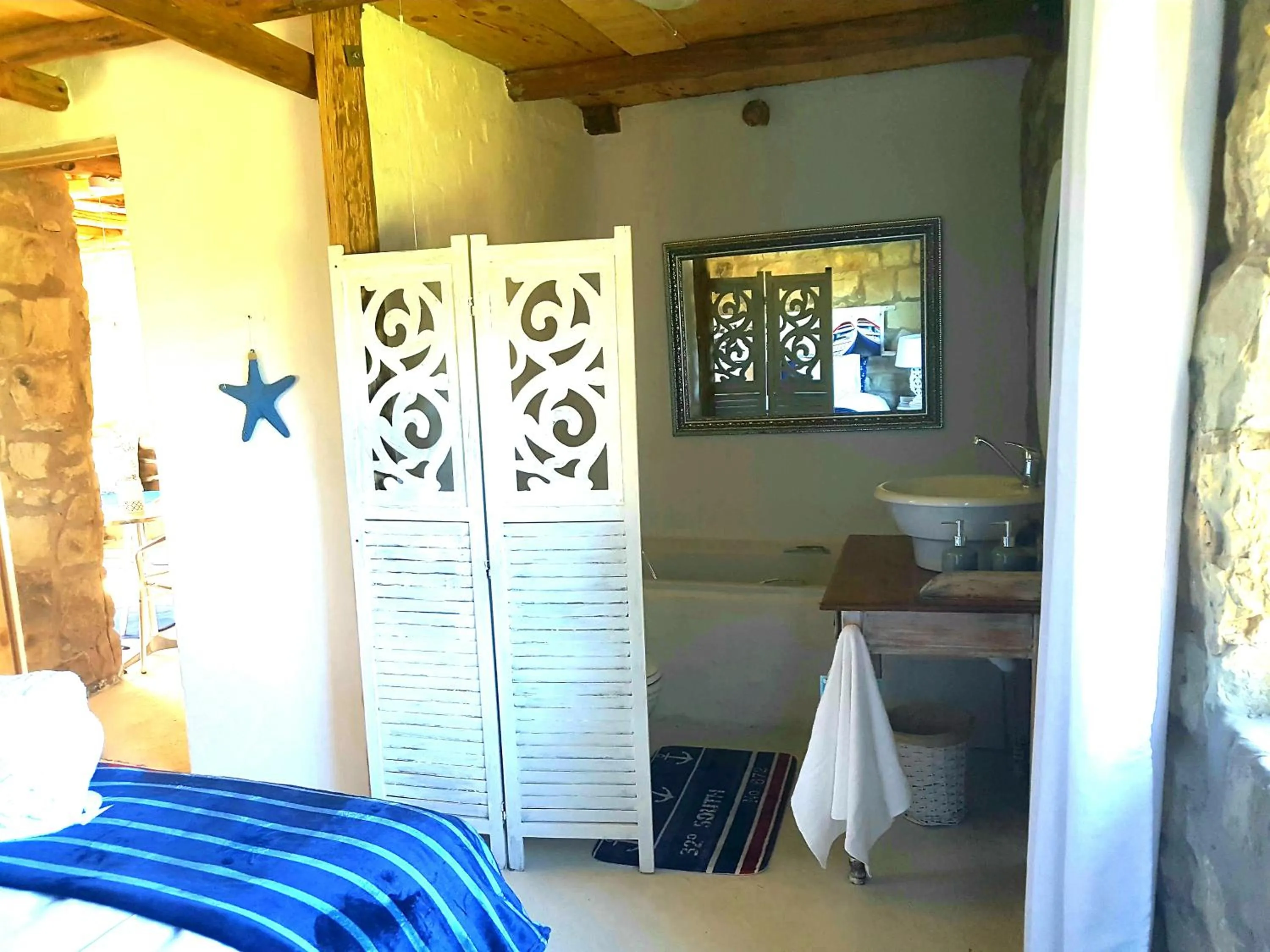 Bathroom, Bed in Affi lande Boetiek guestfarm