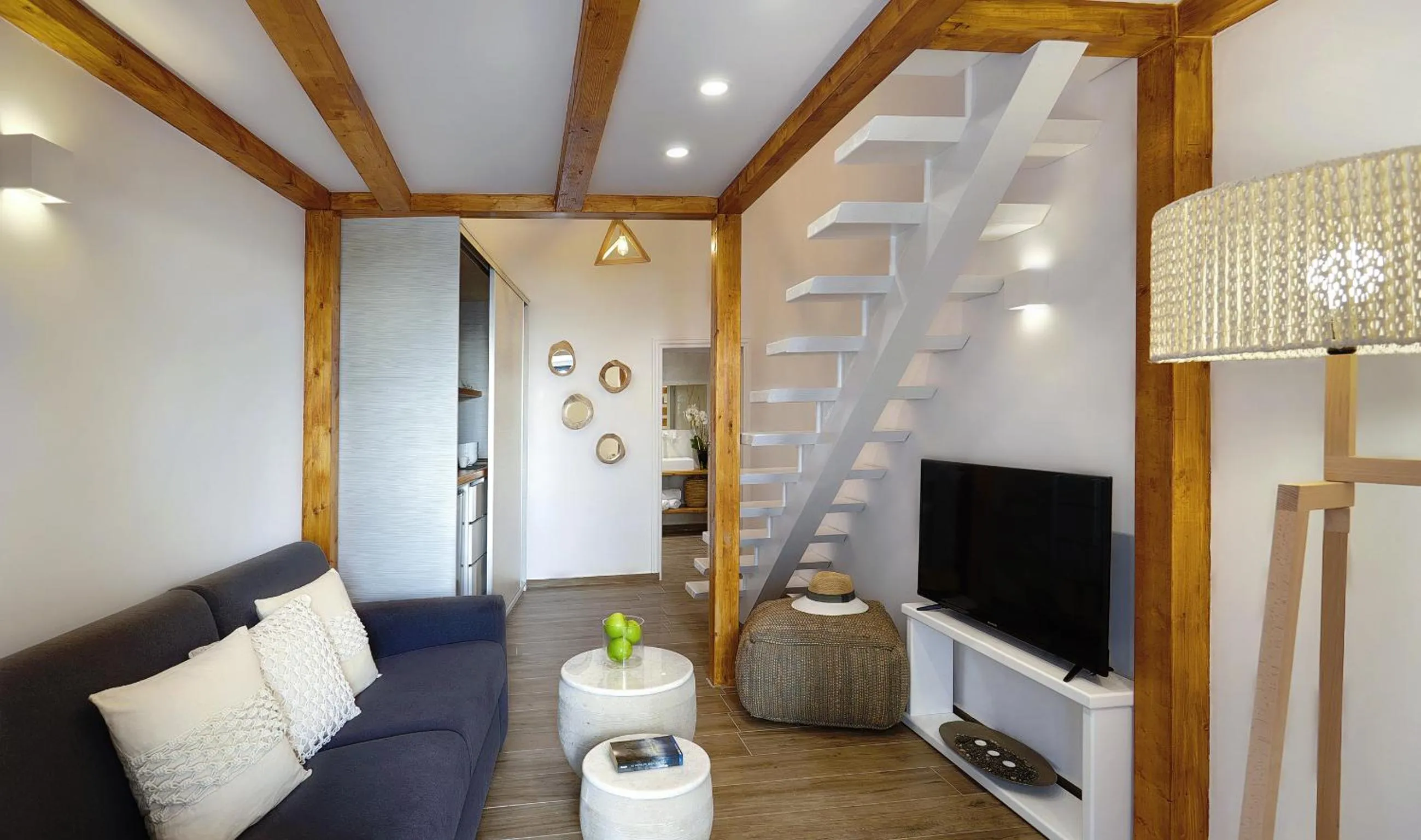 Living room in Callia Caves - Adults Only