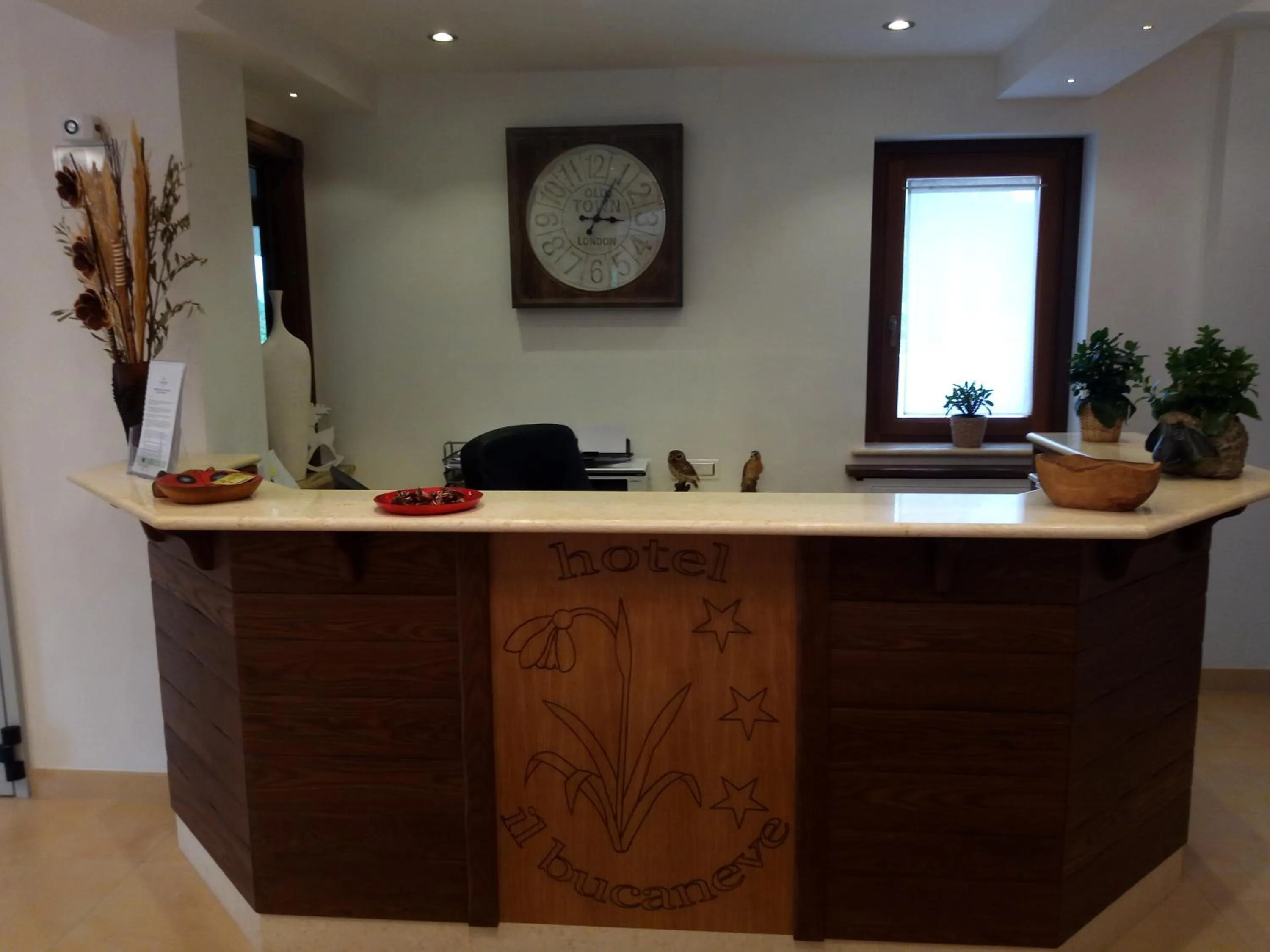 Lobby or reception in Hotel Il Bucaneve