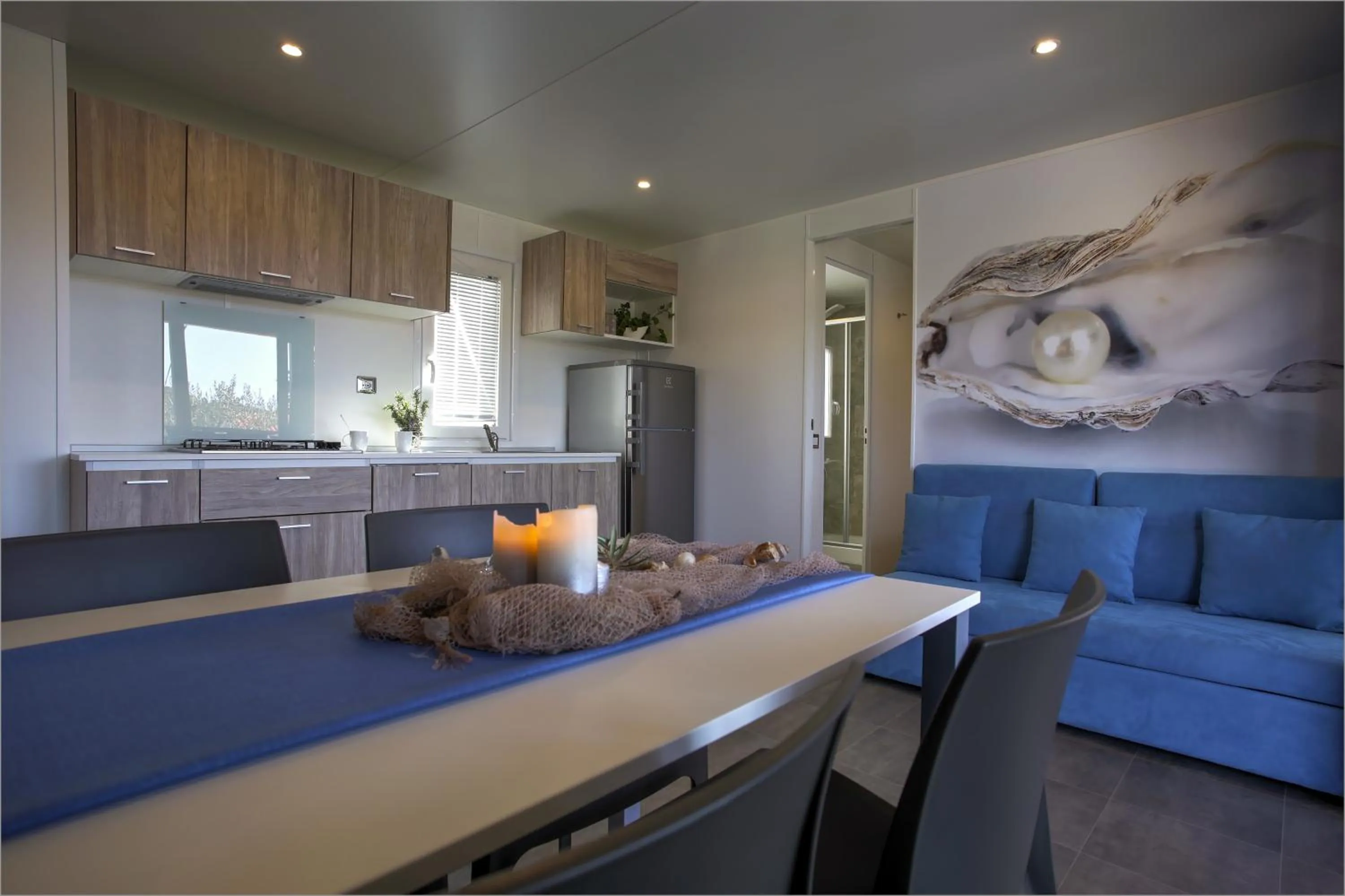 Kitchen or kitchenette in Camp Rehut