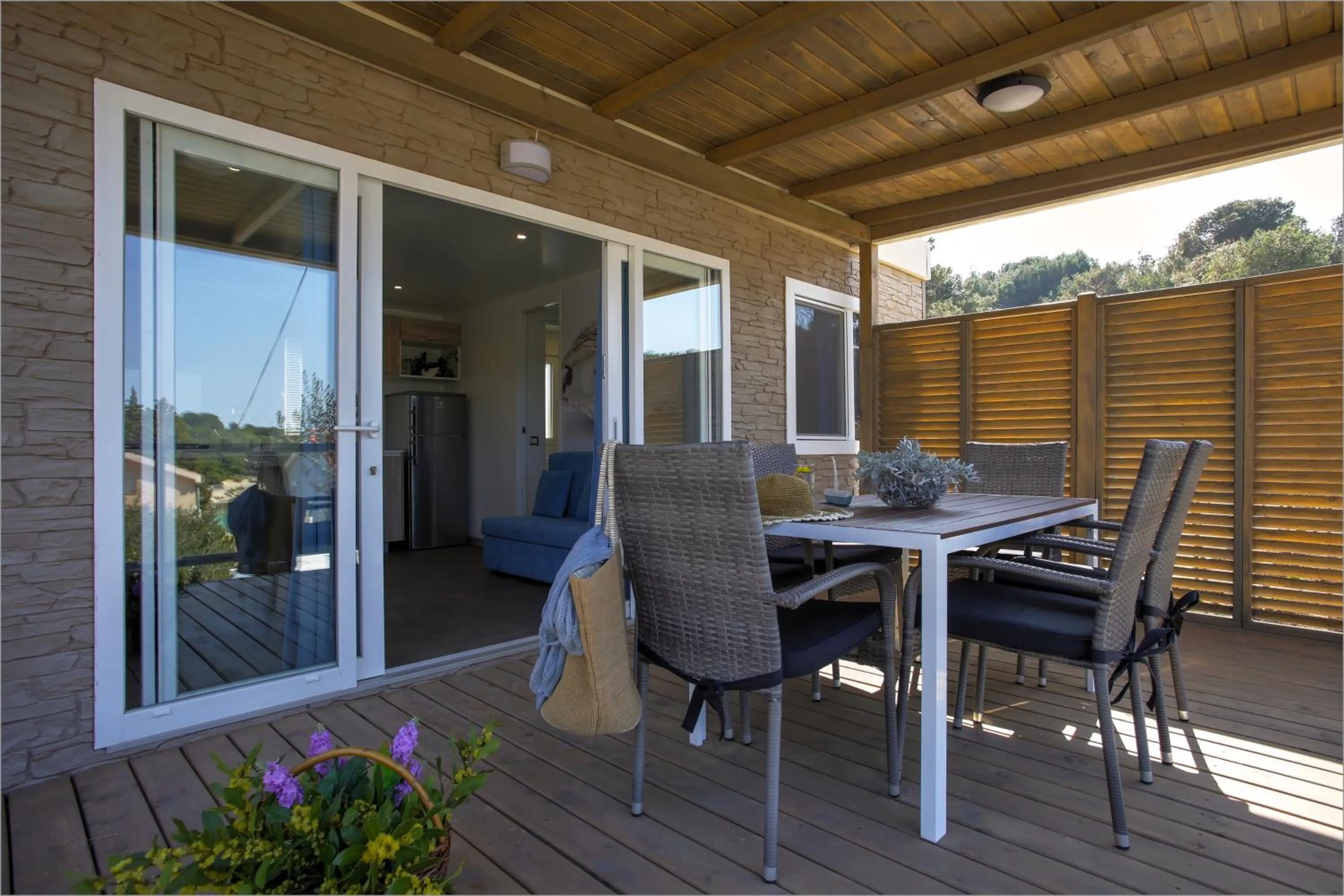 Balcony/Terrace in Camp Rehut
