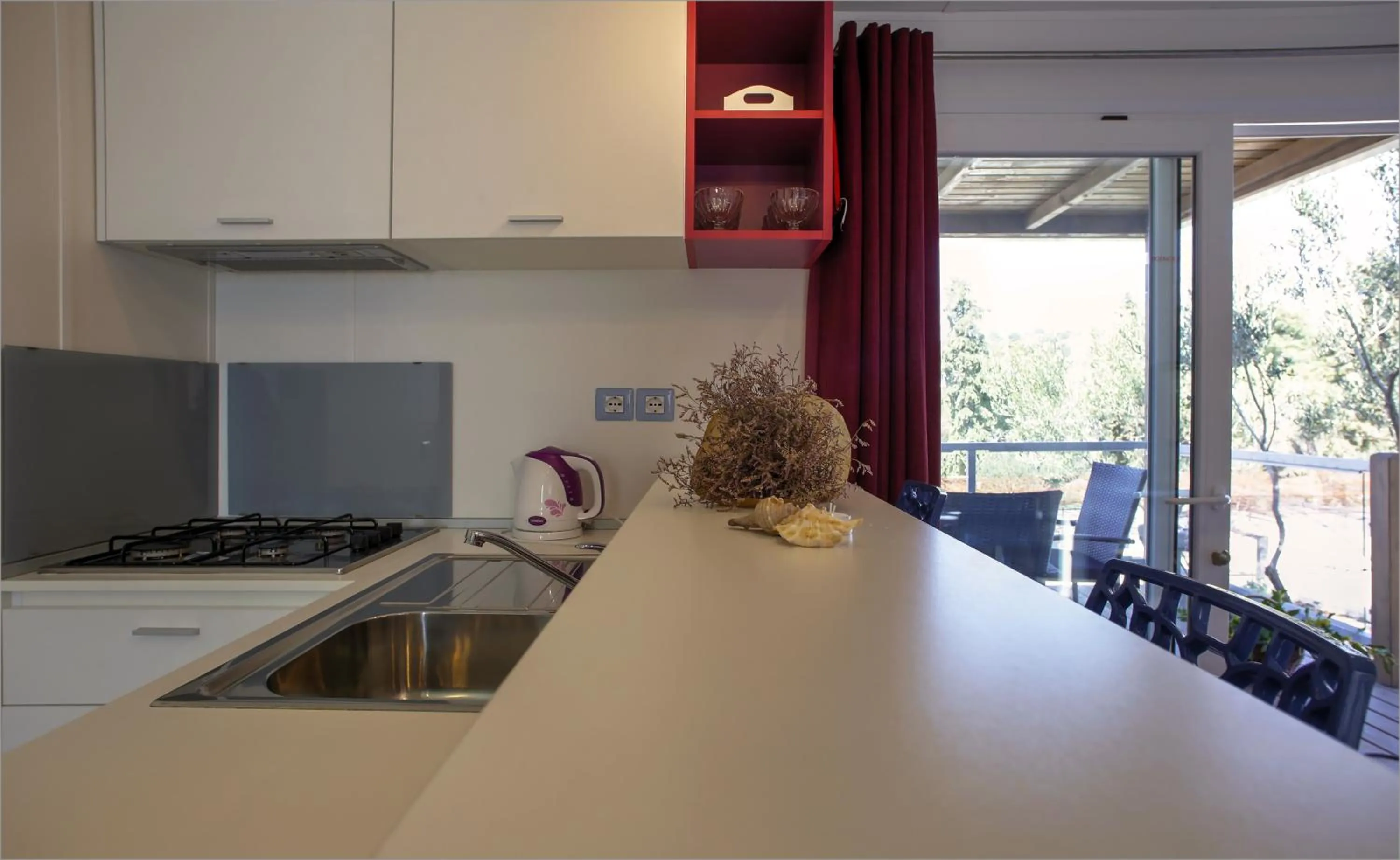 Kitchen or kitchenette in Camp Rehut