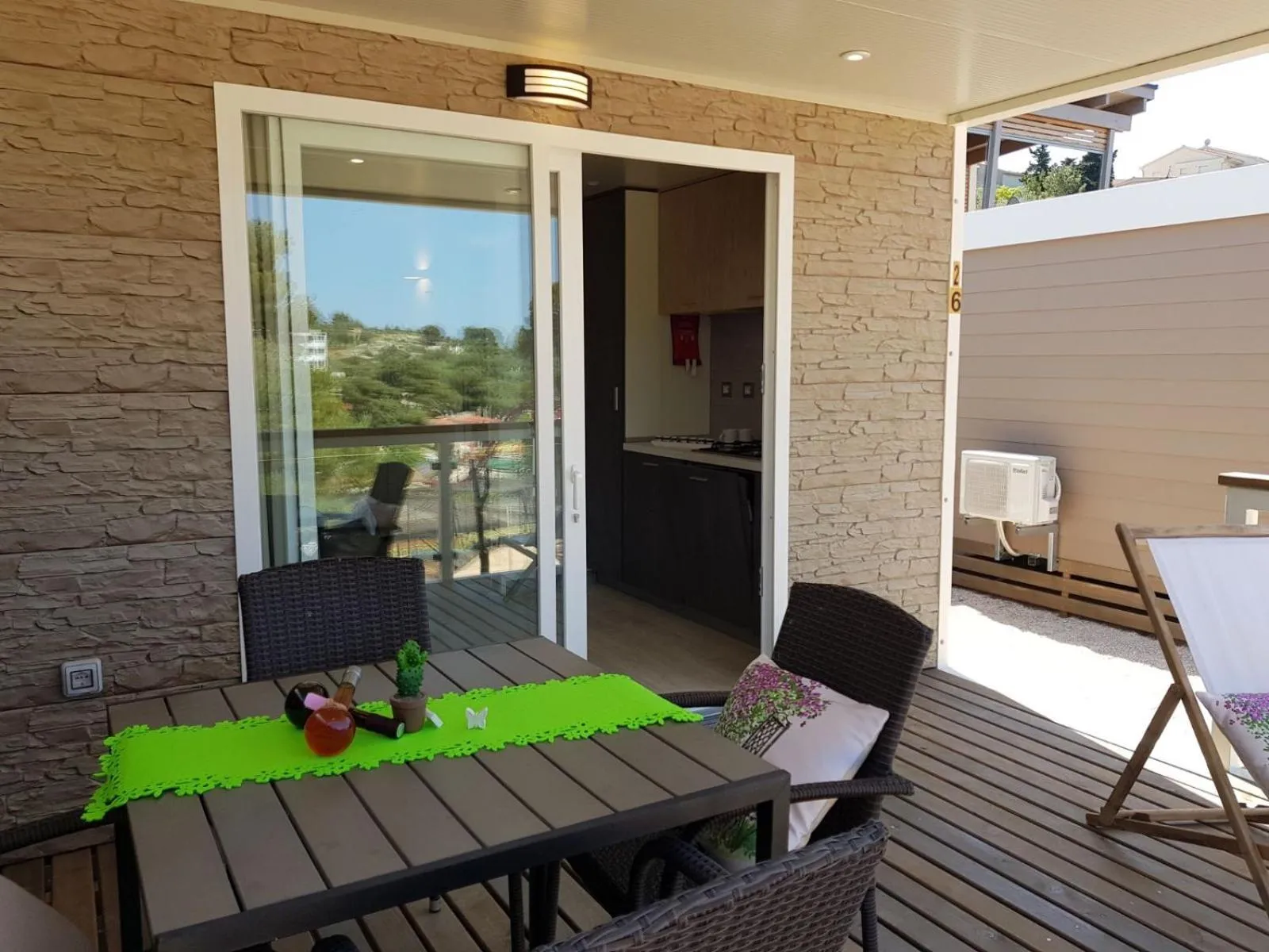 Balcony/Terrace in Camp Rehut