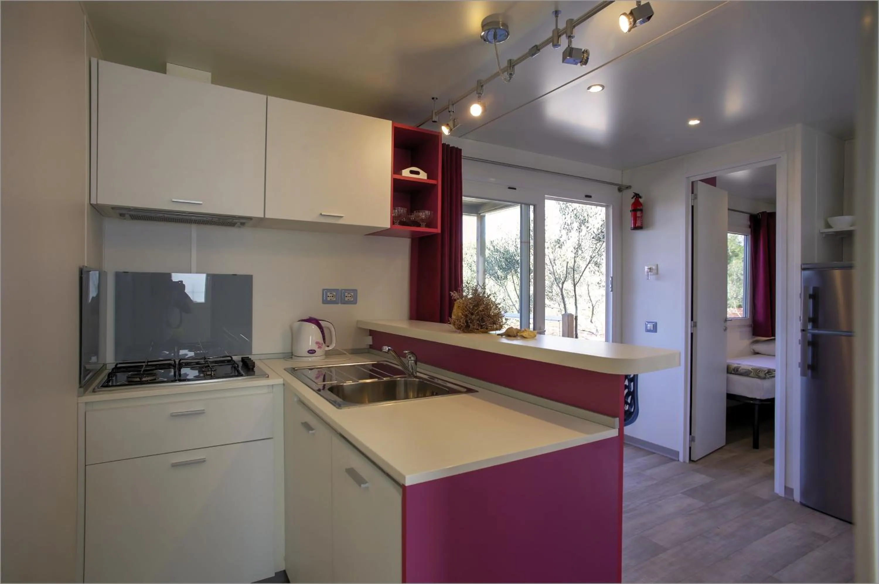 Kitchen or kitchenette in Camp Rehut