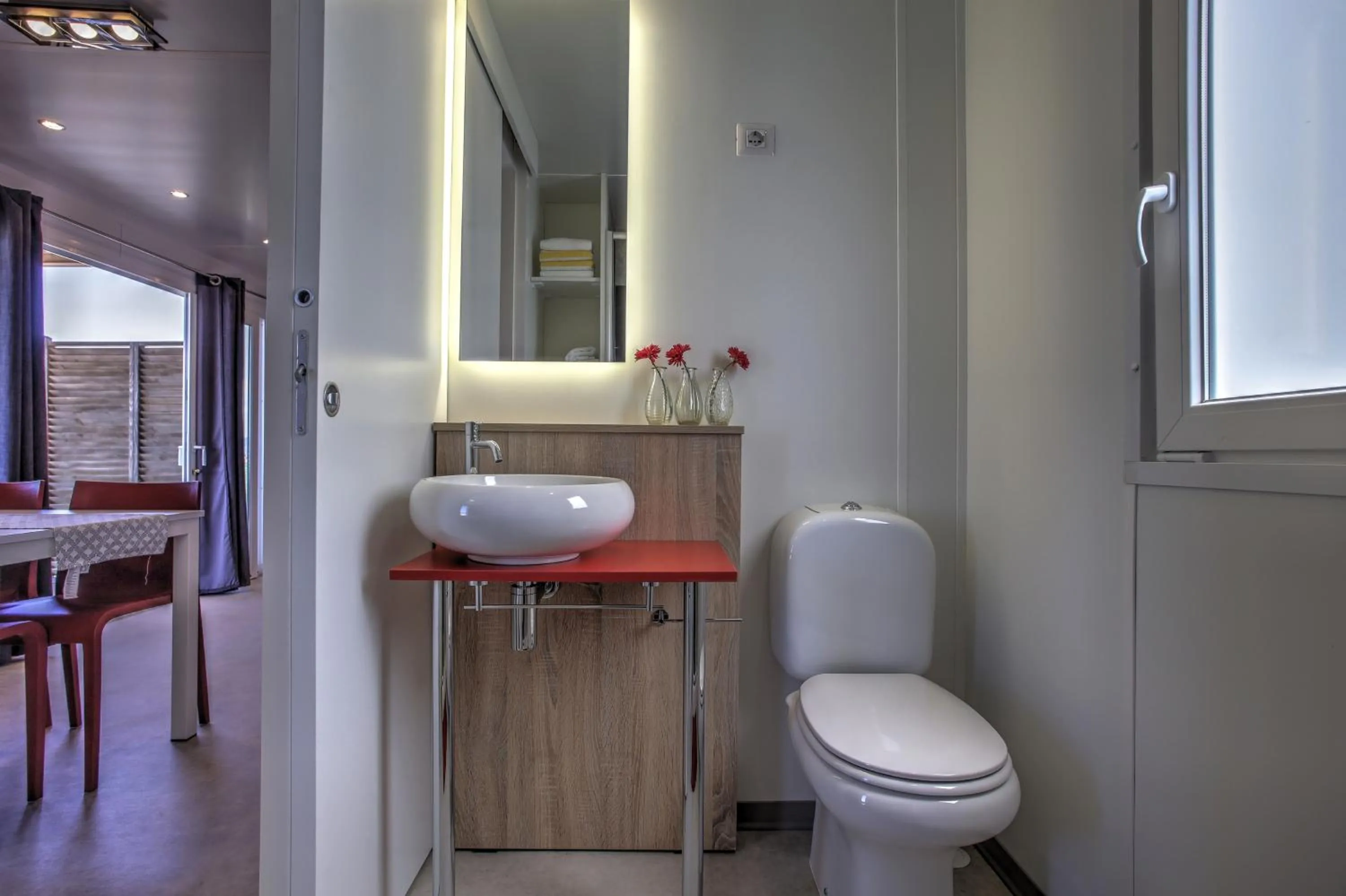 Bathroom in Camp Rehut