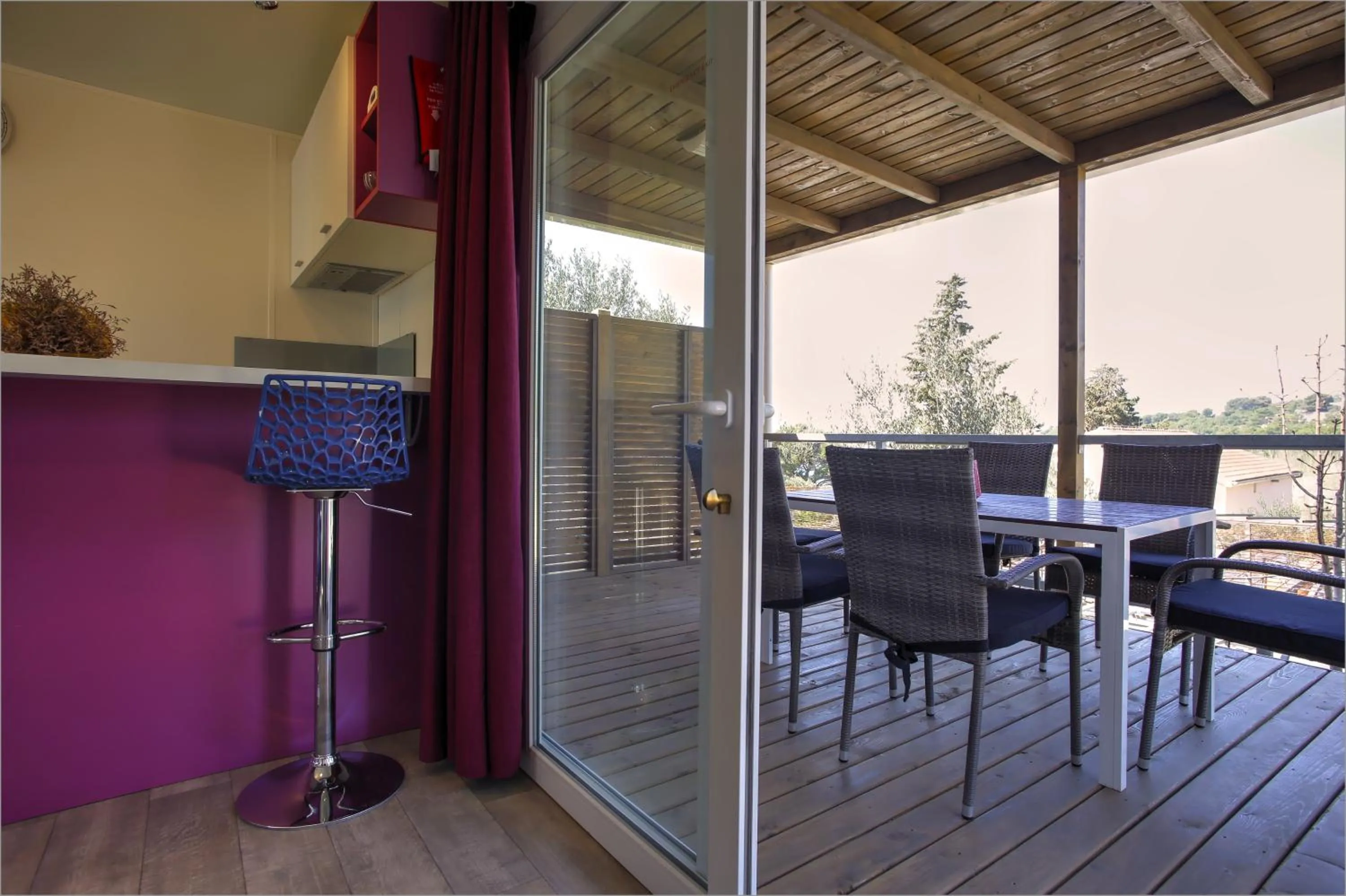 Balcony/Terrace in Camp Rehut