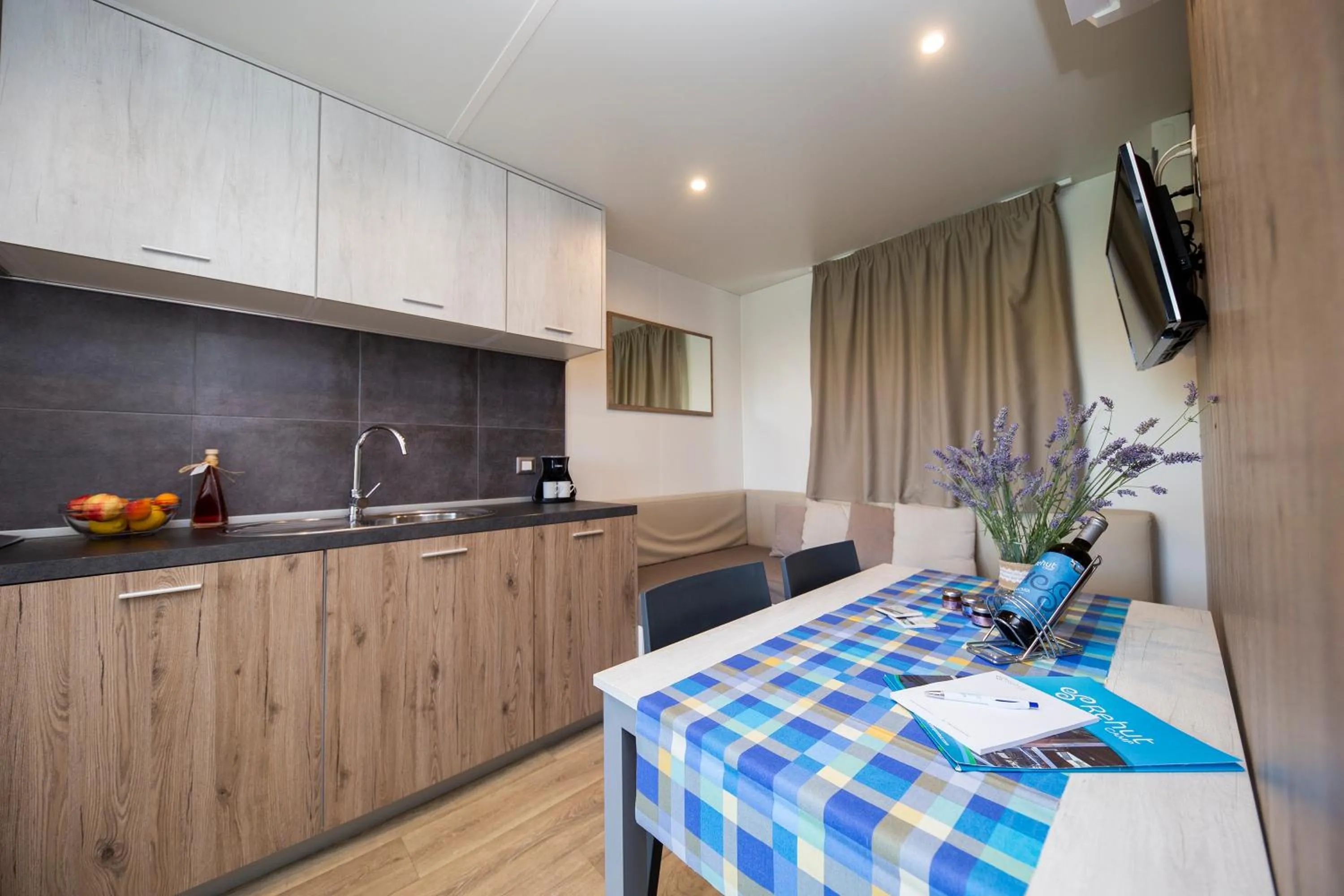 Dining area in Camp Rehut
