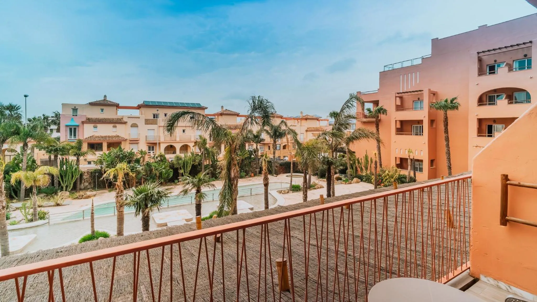 Pool view in Tarifa Lances by QHotels
