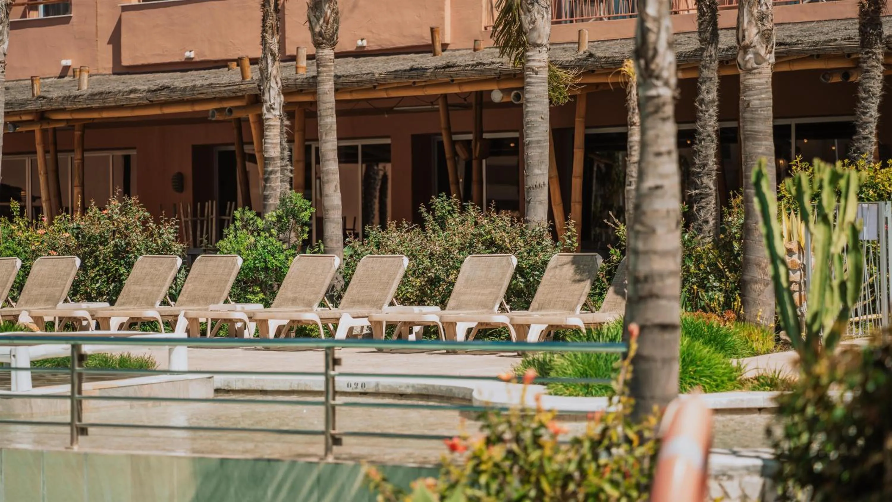 Pool view in Tarifa Lances by QHotels