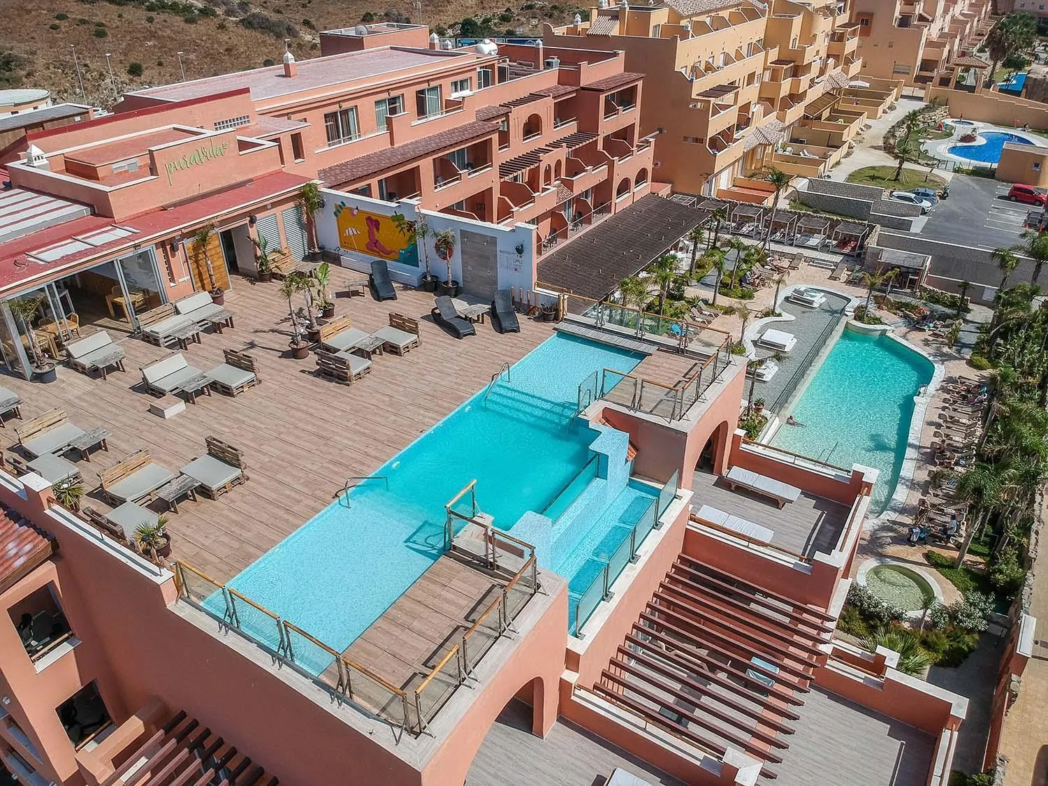 Swimming pool in Tarifa Lances by QHotels