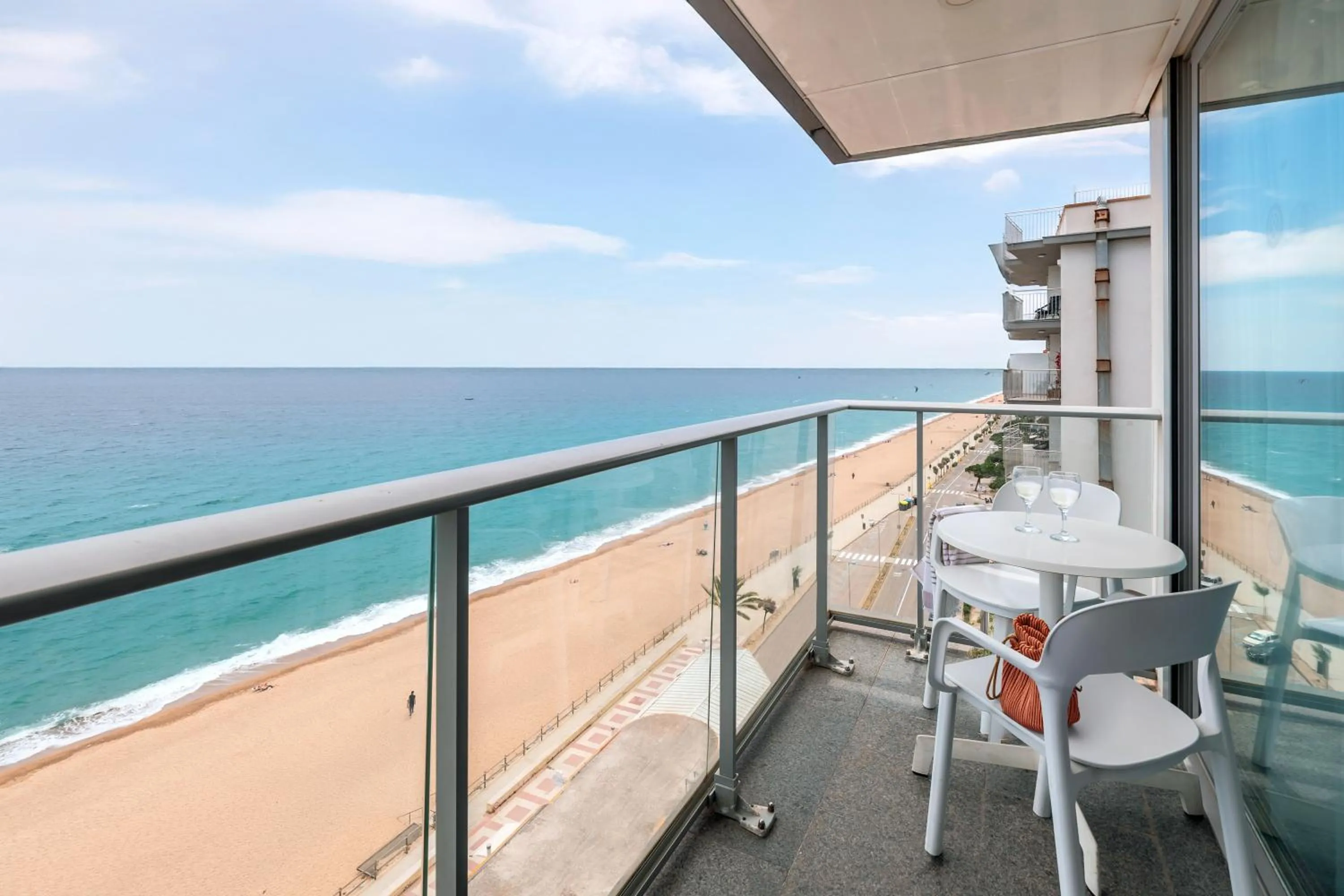 Balcony/Terrace in Pierre & Vacances Blanes Playa