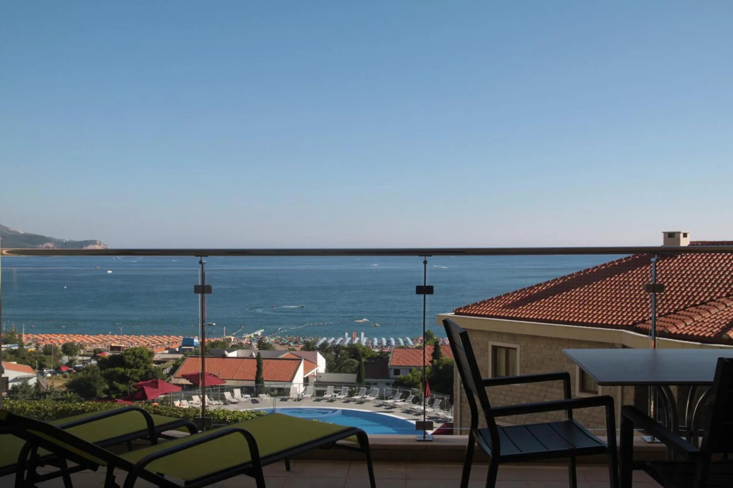 Executive One-Bedroom Apartment with Terrace and Sea View in ApartHotel Belvedere Residence Becici Budva