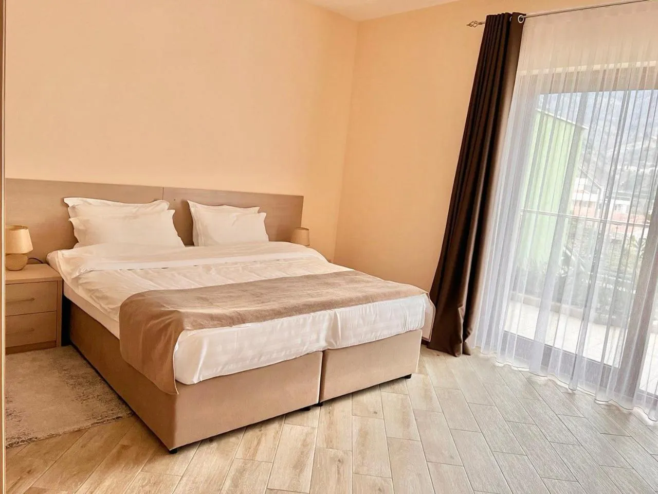 Bedroom, Bed in ApartHotel Belvedere Residence Becici Budva