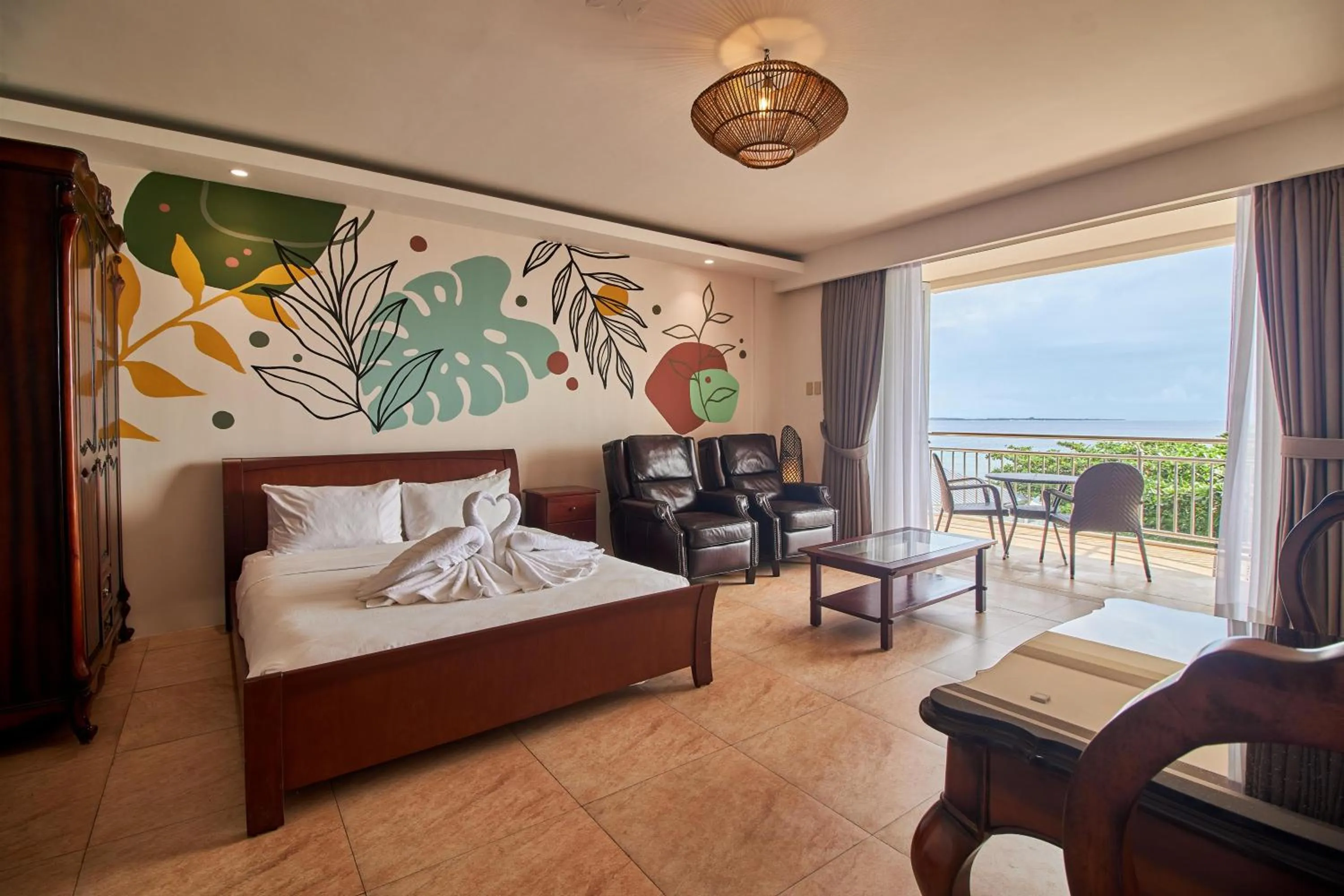 Bed in Mactan Resort by 1521