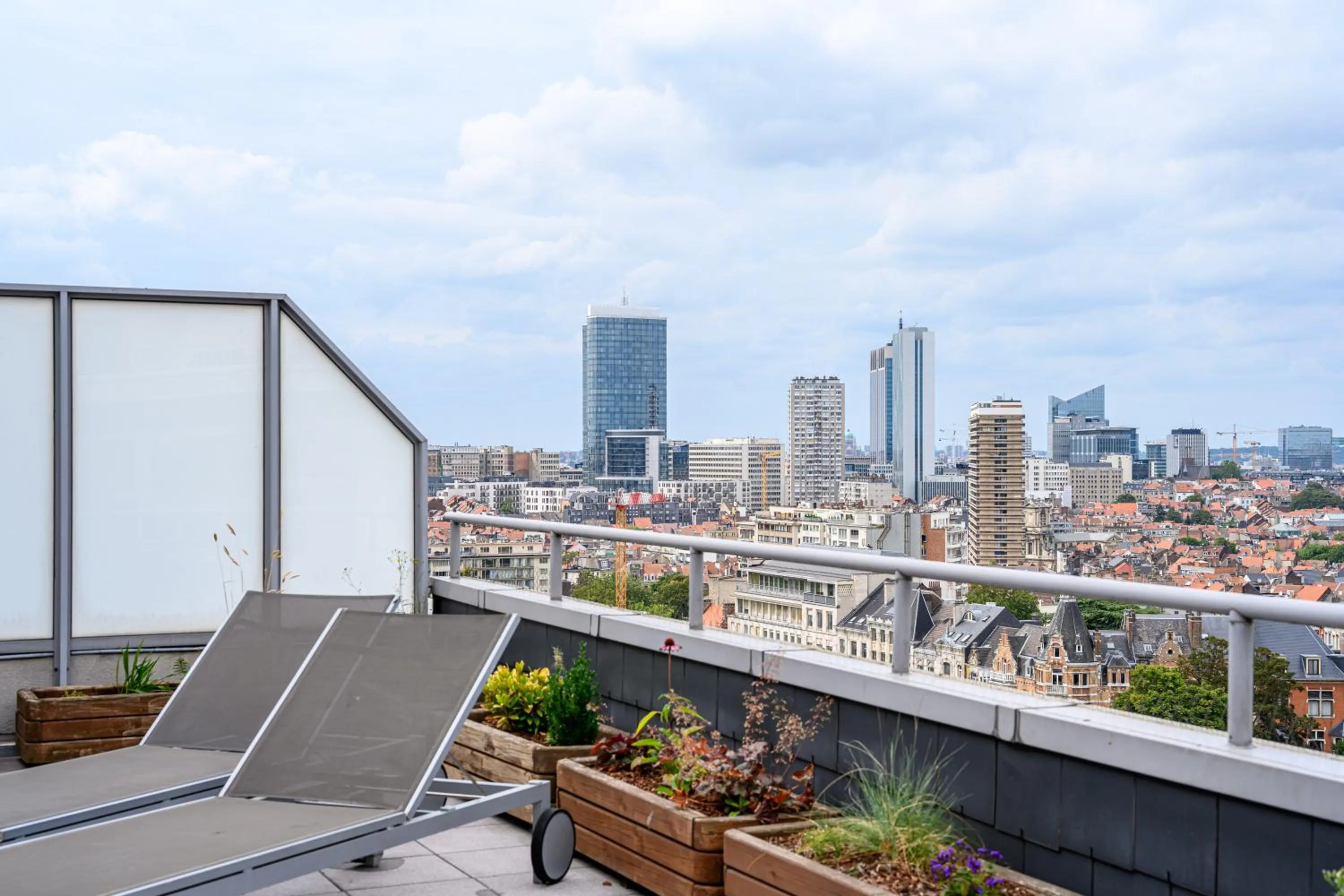 Balcony/Terrace in B-aparthotel Ambiorix