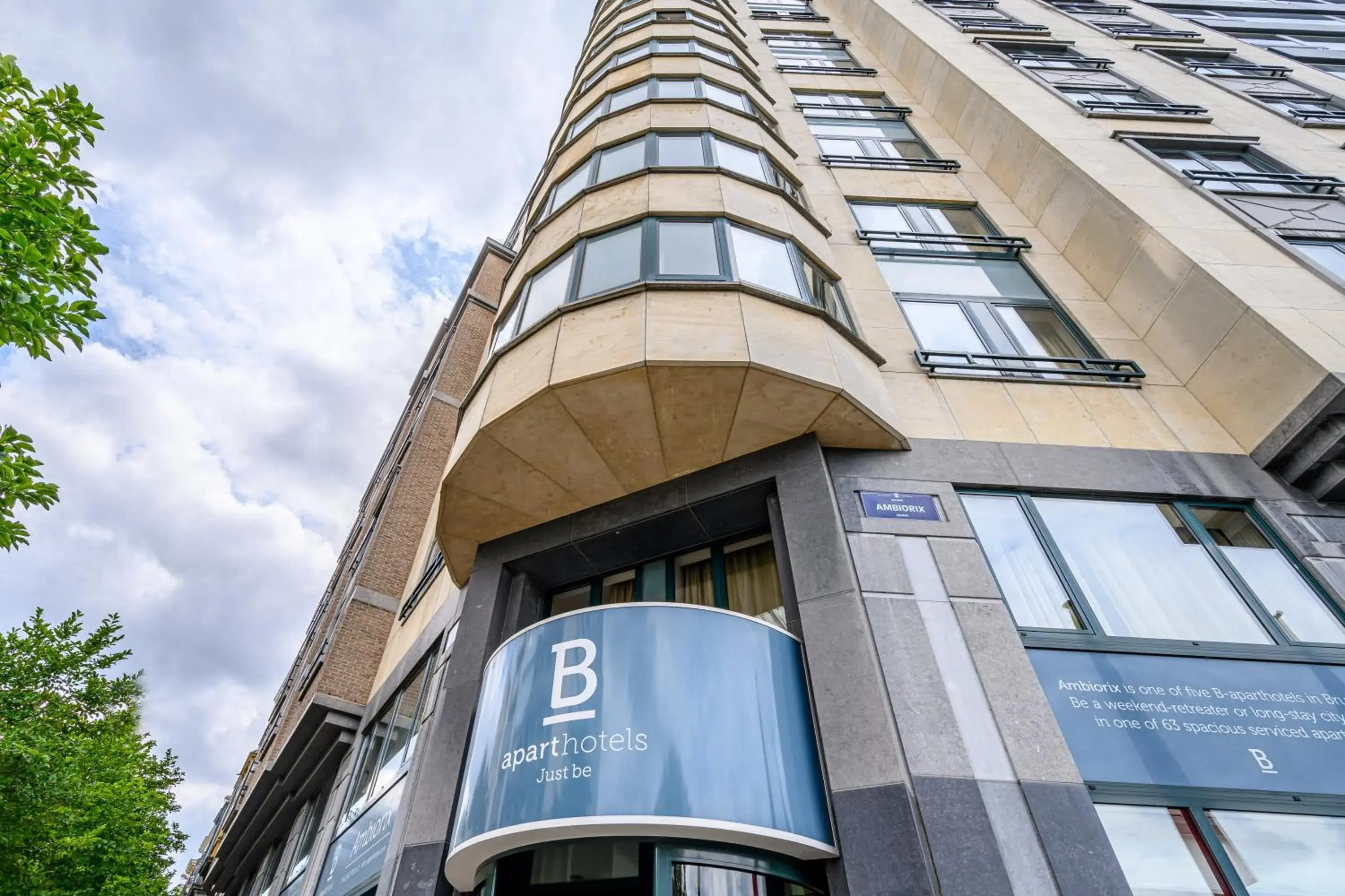 Property building in B-aparthotel Ambiorix Property building in B-aparthotel Ambiorix