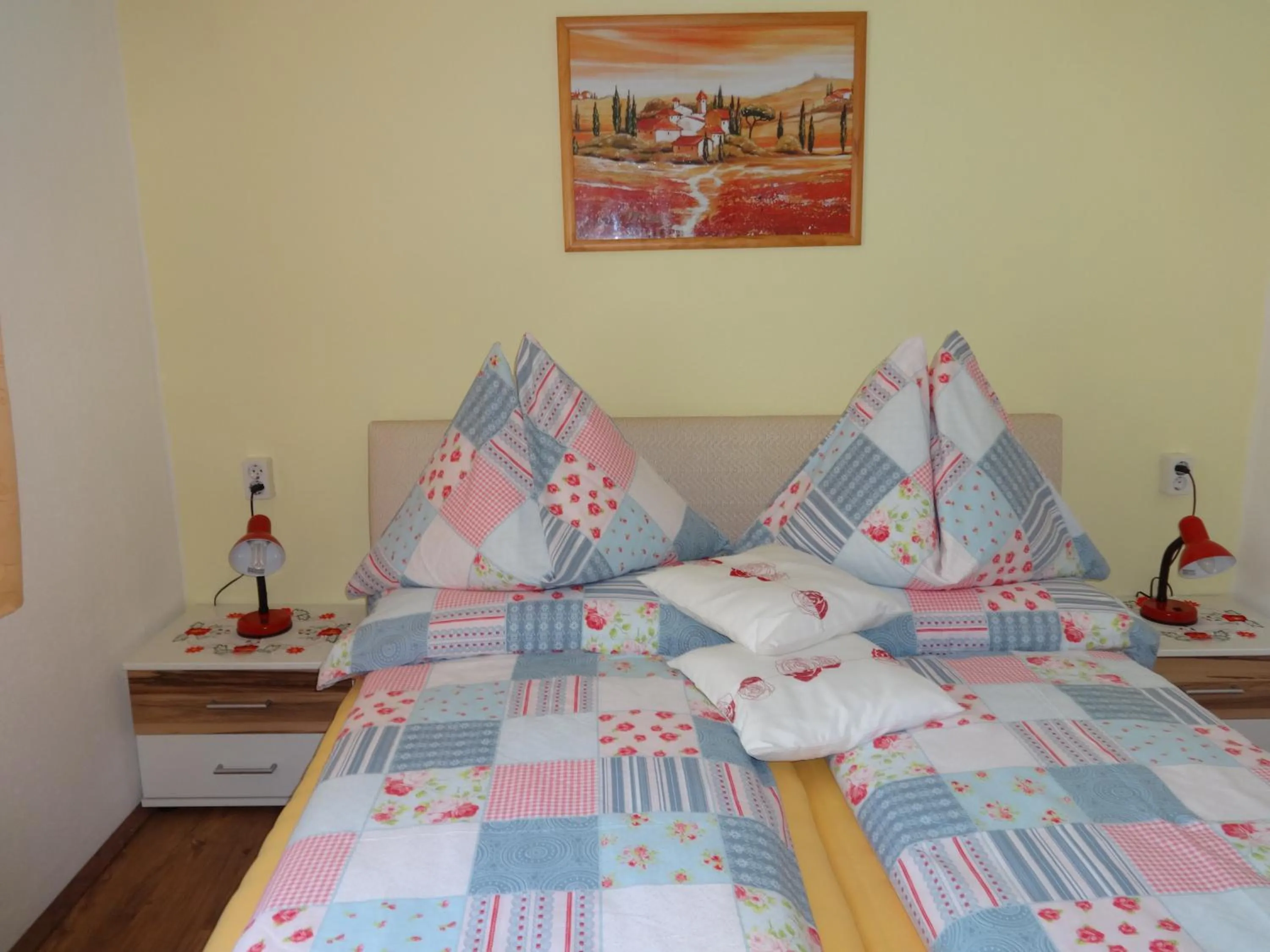 Bedroom, Bed in Frühstückspension Irmer