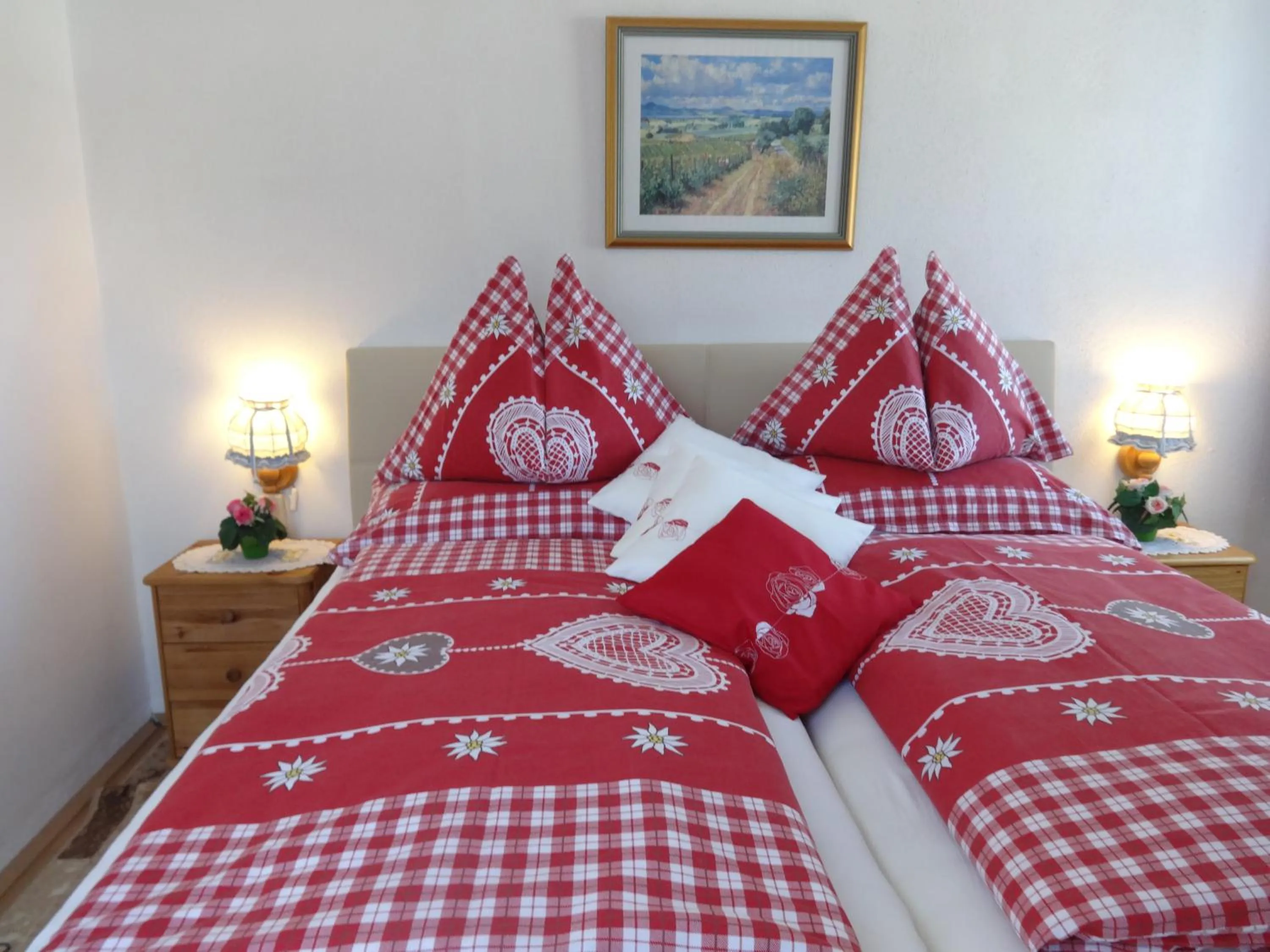 Bedroom, Bed in Frühstückspension Irmer