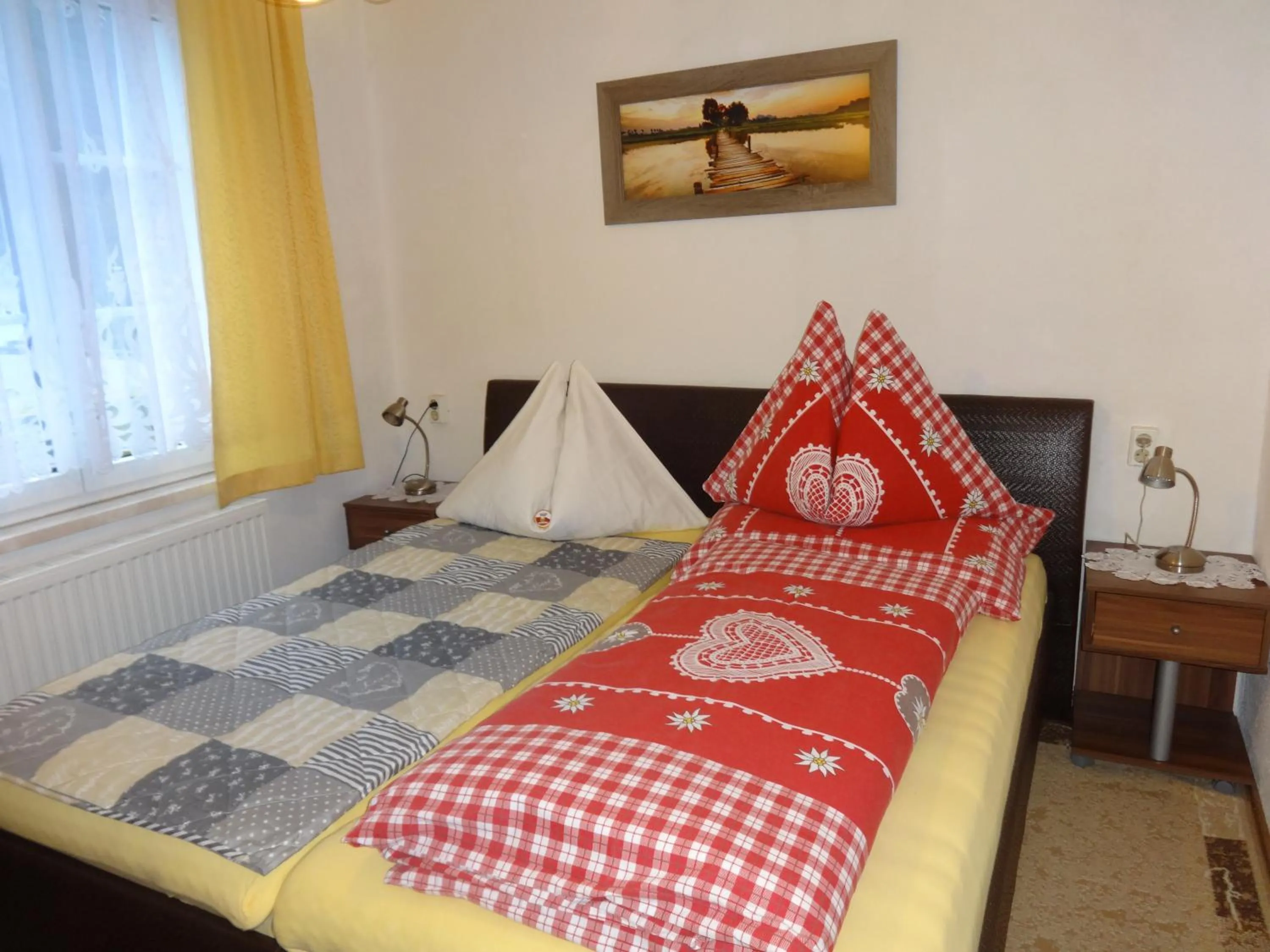 Bedroom, Bed in Frühstückspension Irmer