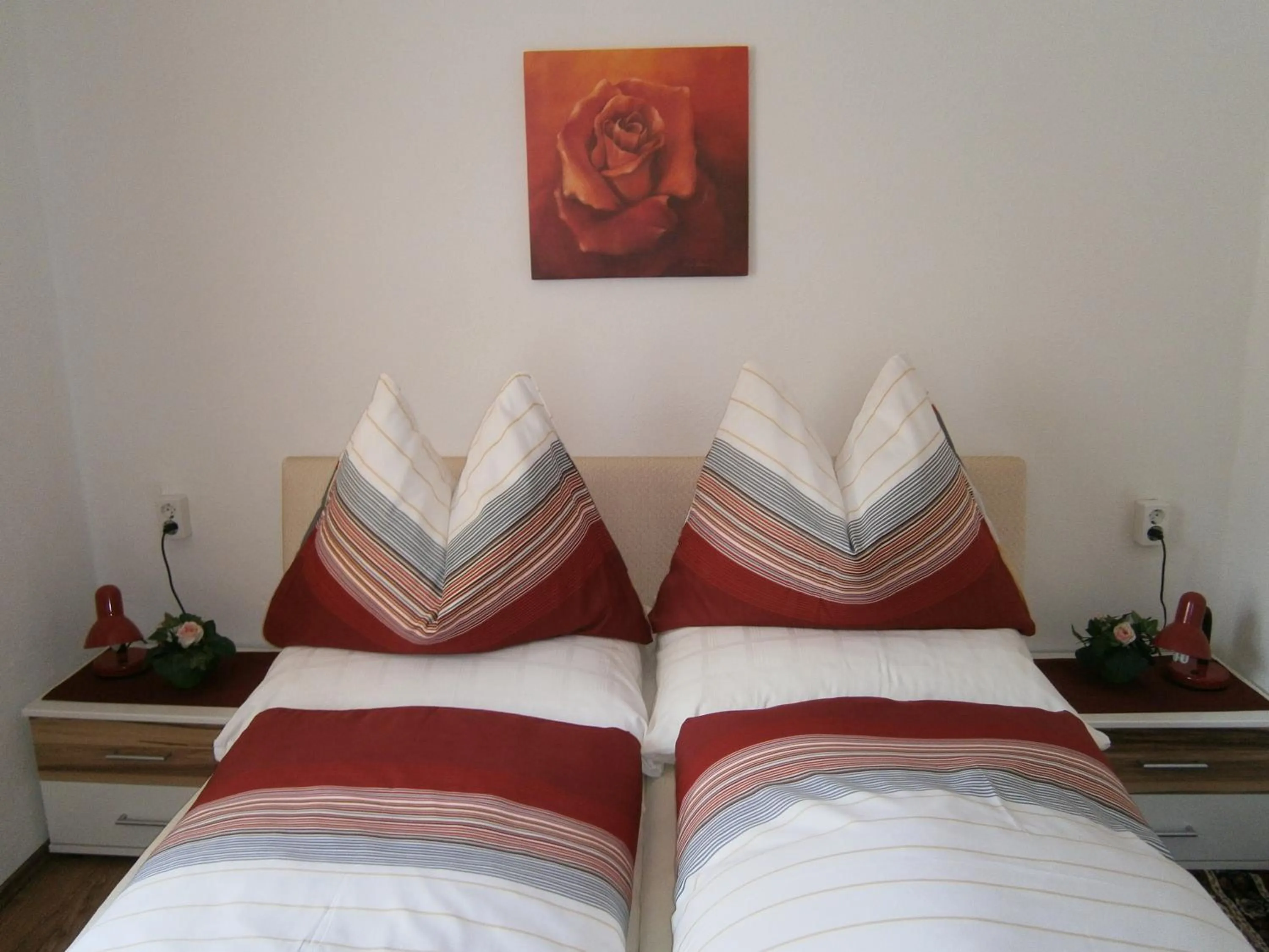 Bedroom, Bed in Frühstückspension Irmer