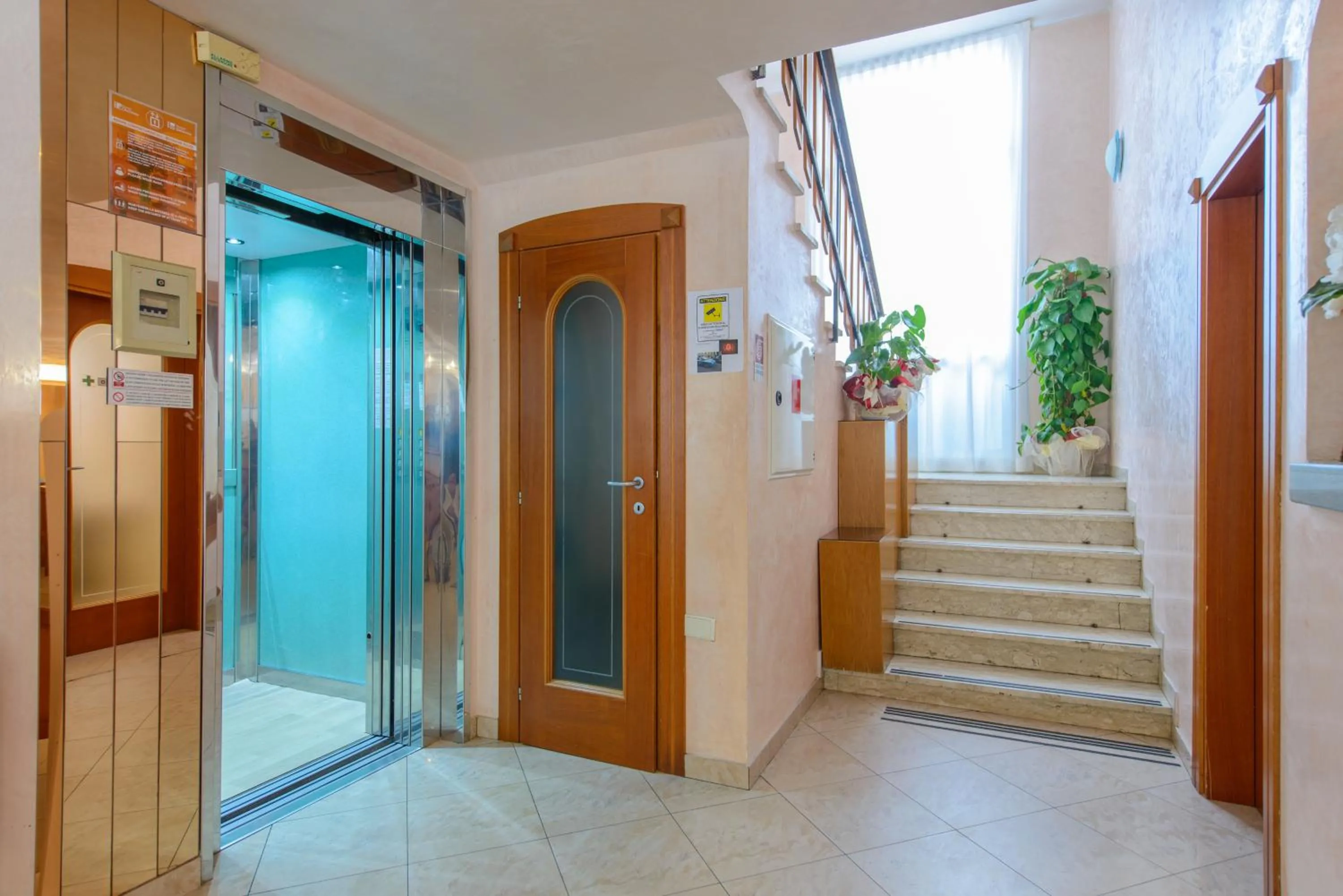 elevator in Hotel Christian