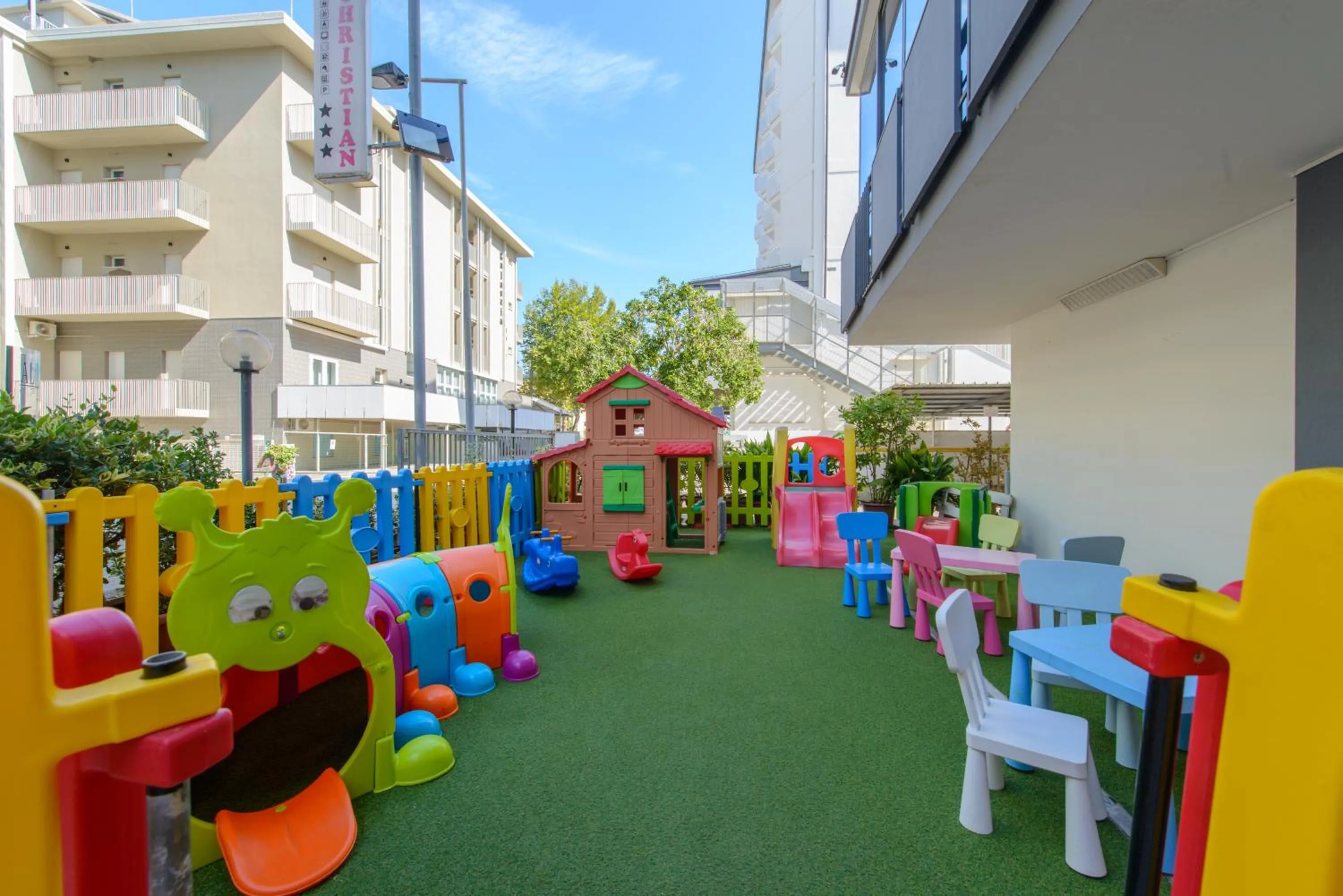 Children play ground in Hotel Christian