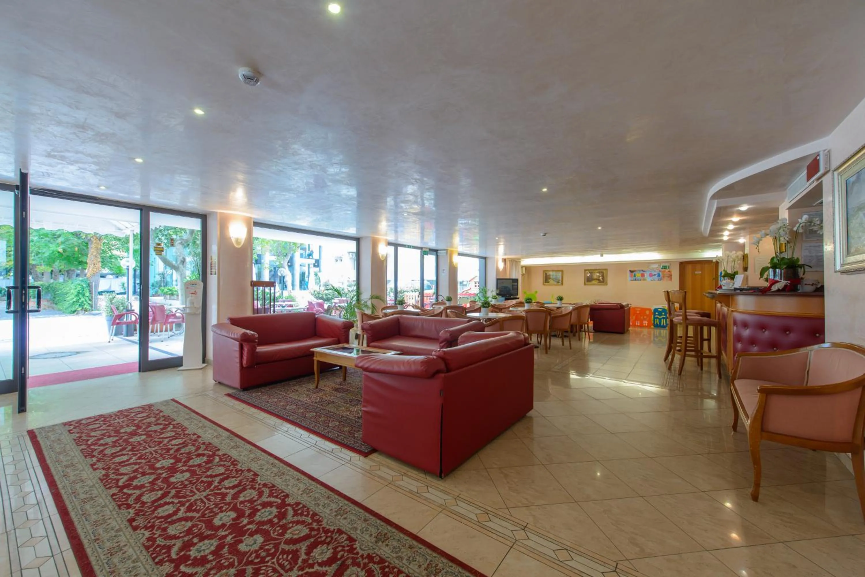Lobby or reception in Hotel Christian