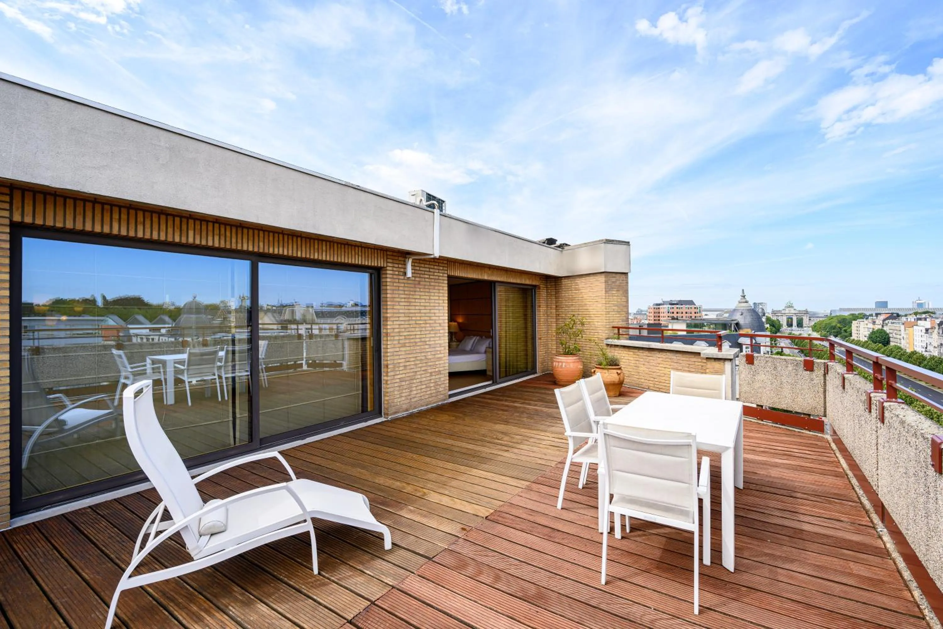 Balcony/Terrace in B-aparthotel Montgomery