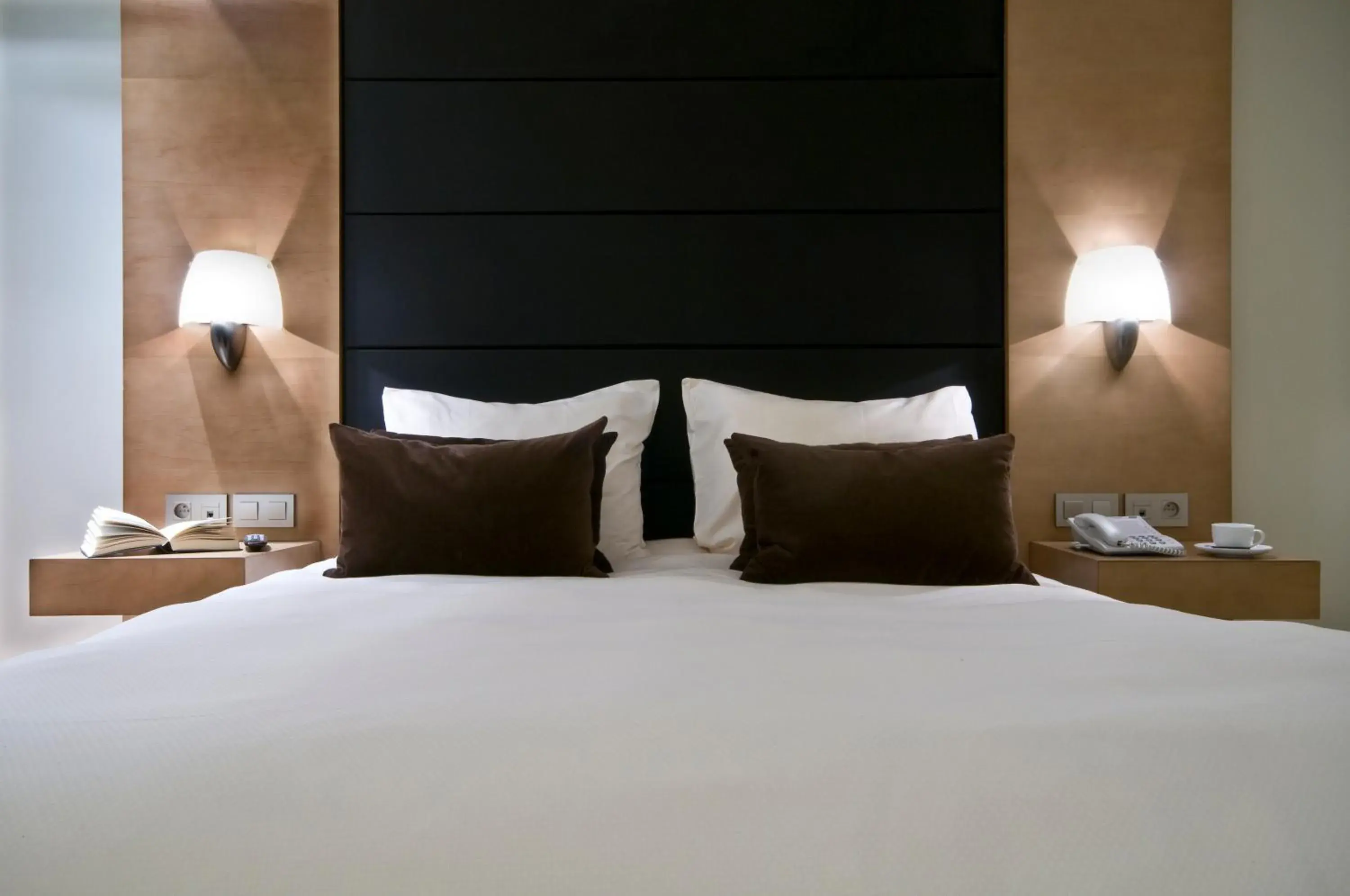 Bed in B-aparthotel Montgomery Bed in B-aparthotel Montgomery