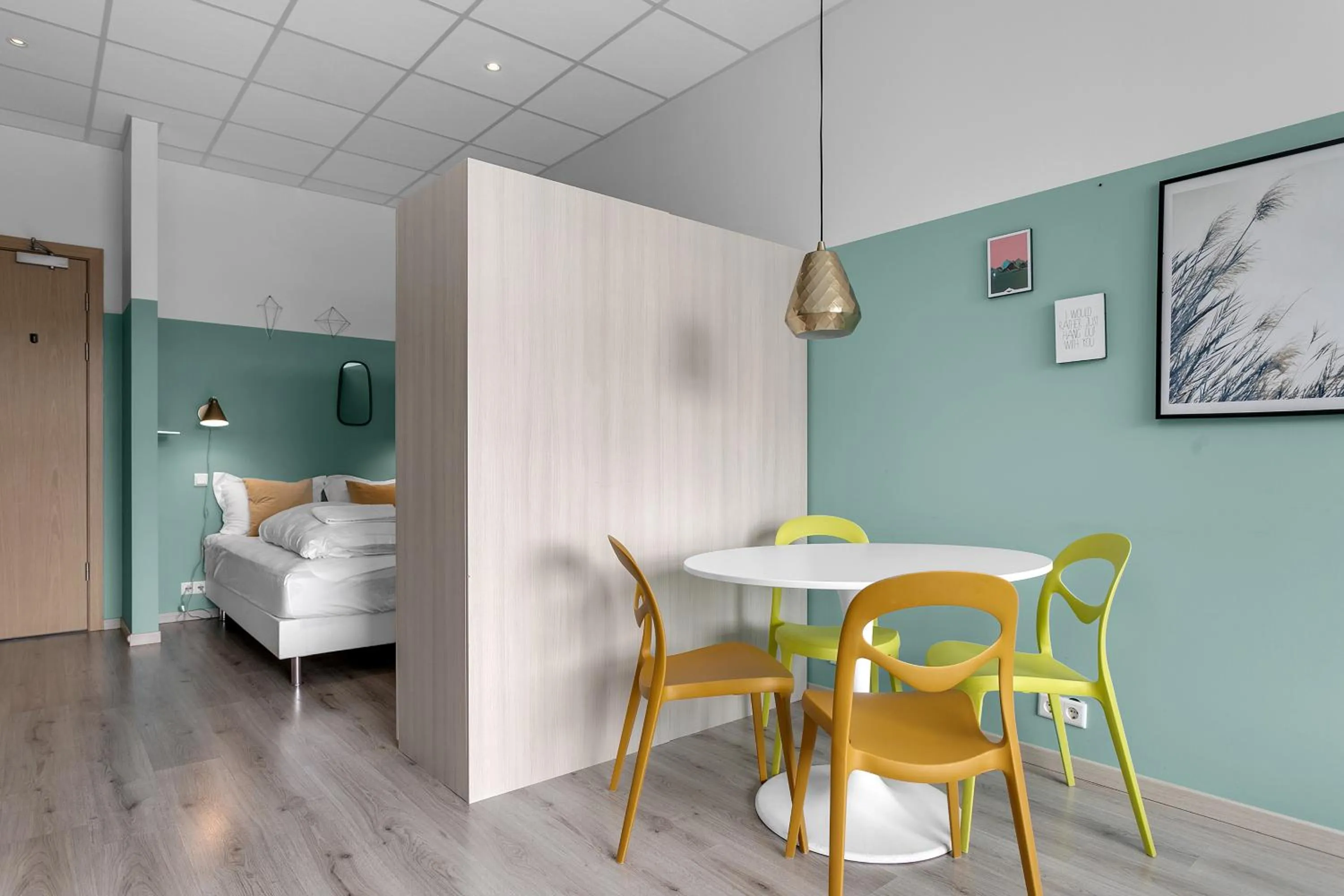 Bed in Icelandic Apartments by Heimaleiga