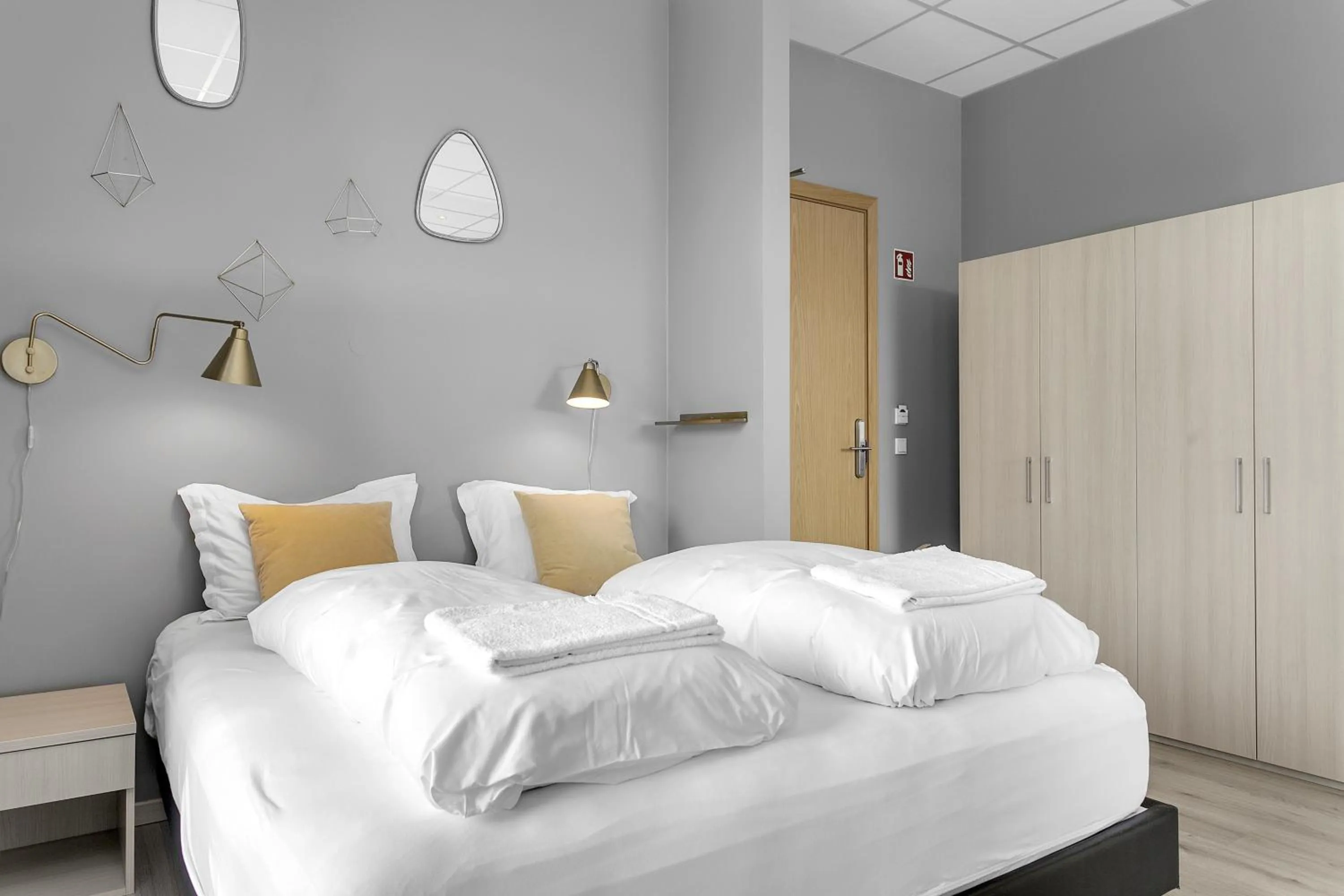 Bed in Icelandic Apartments by Heimaleiga