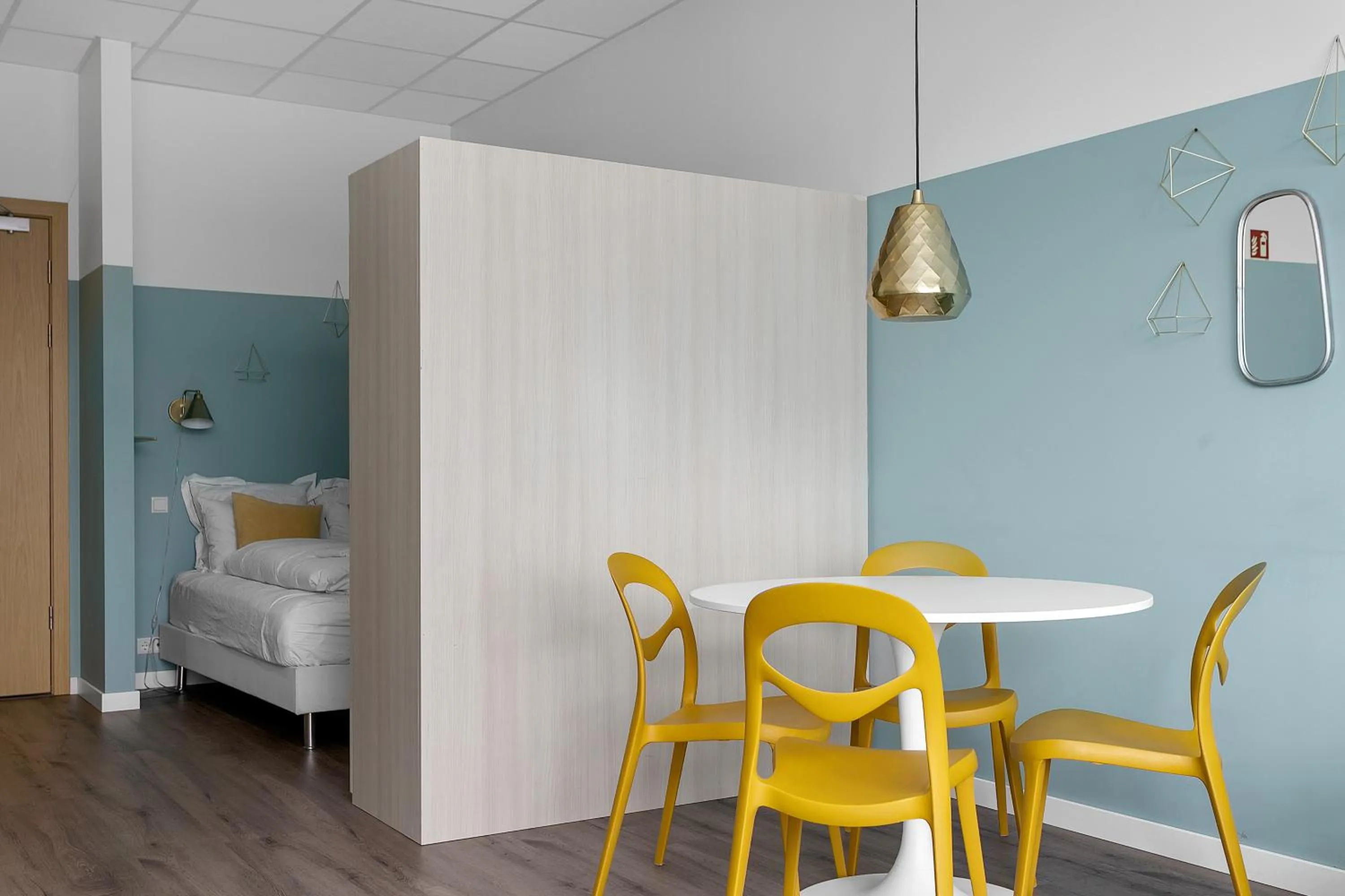 Bed in Icelandic Apartments by Heimaleiga