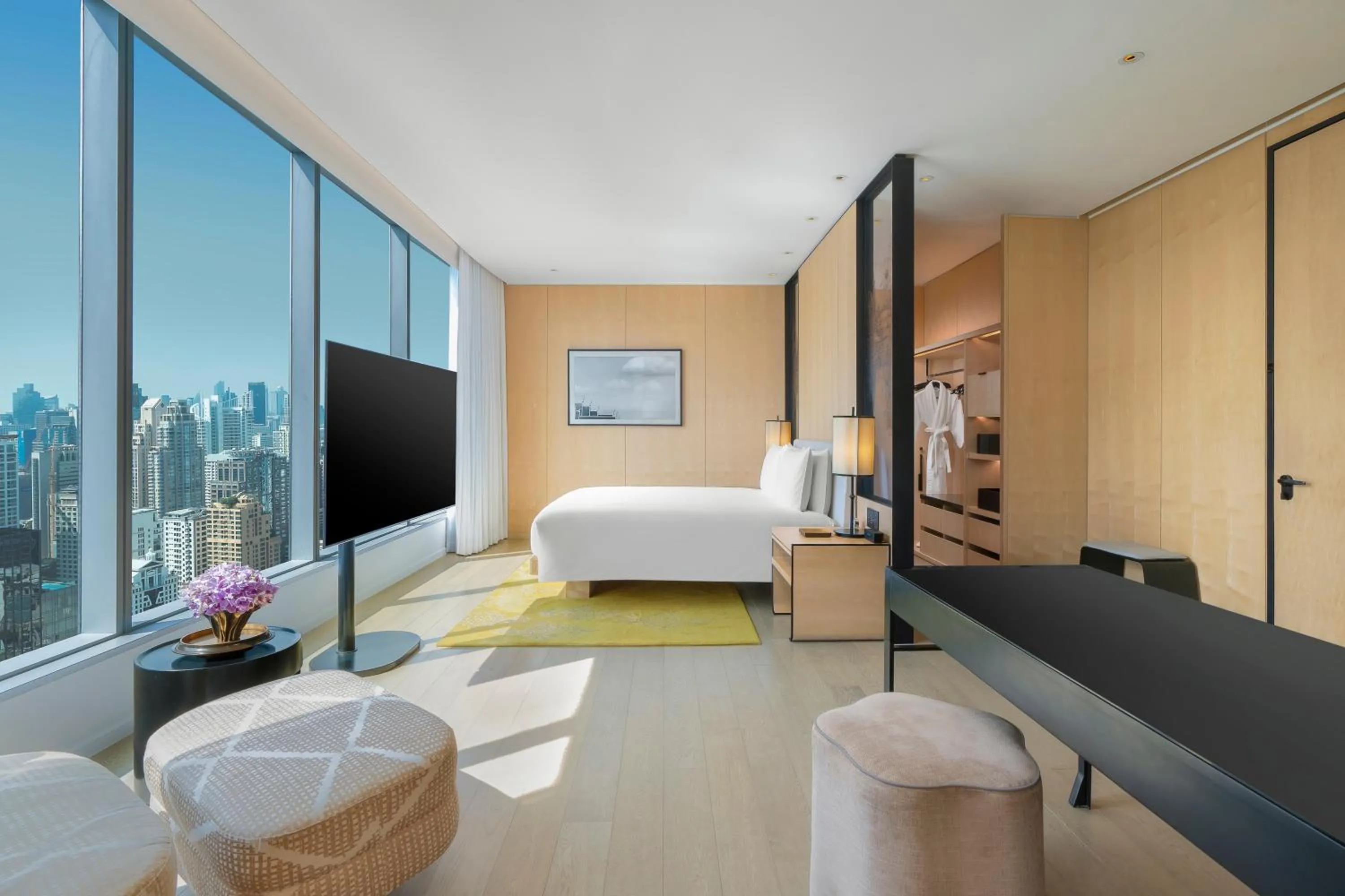 Bed in Park Hyatt Bangkok