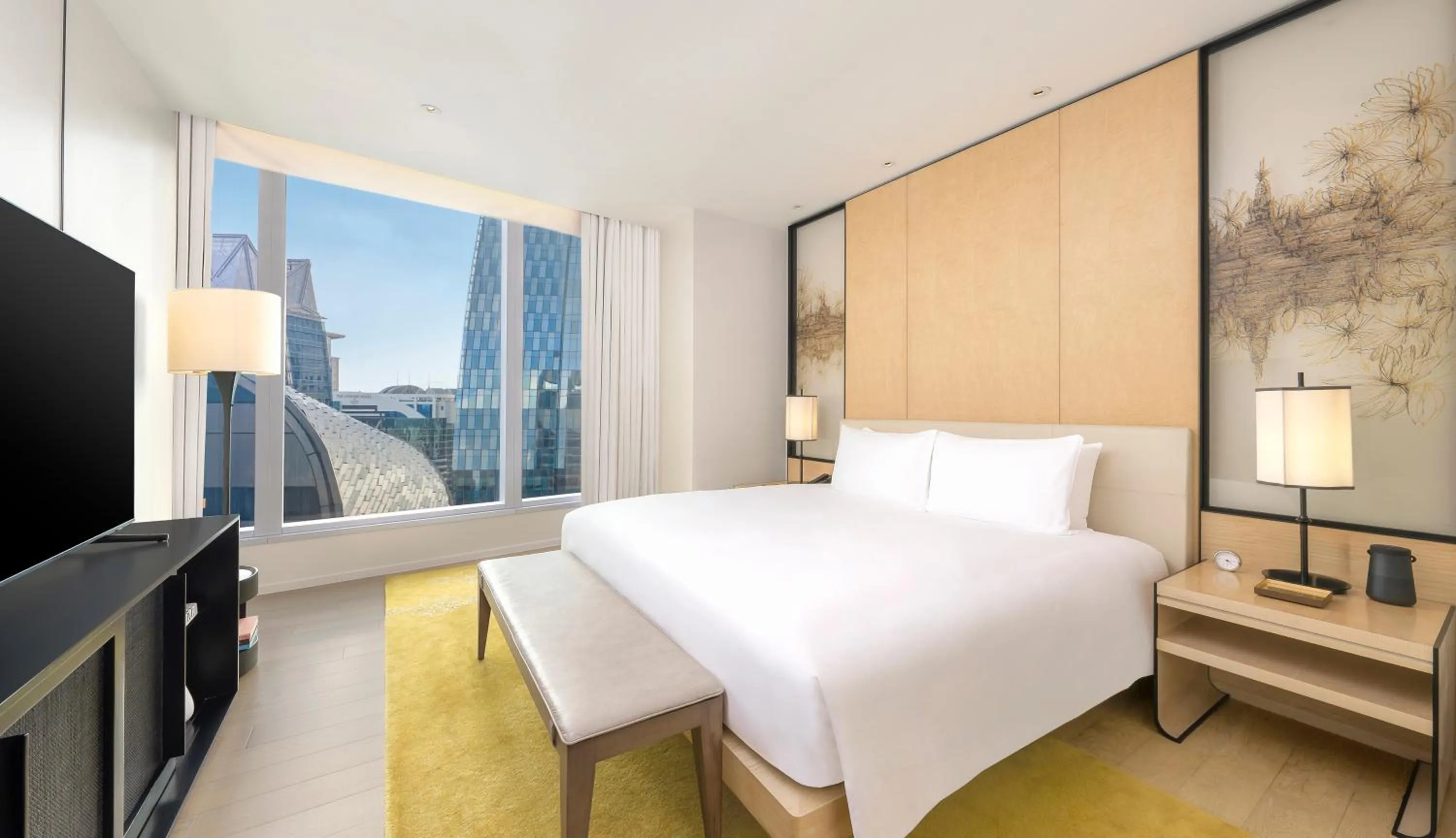 Bed in Park Hyatt Bangkok